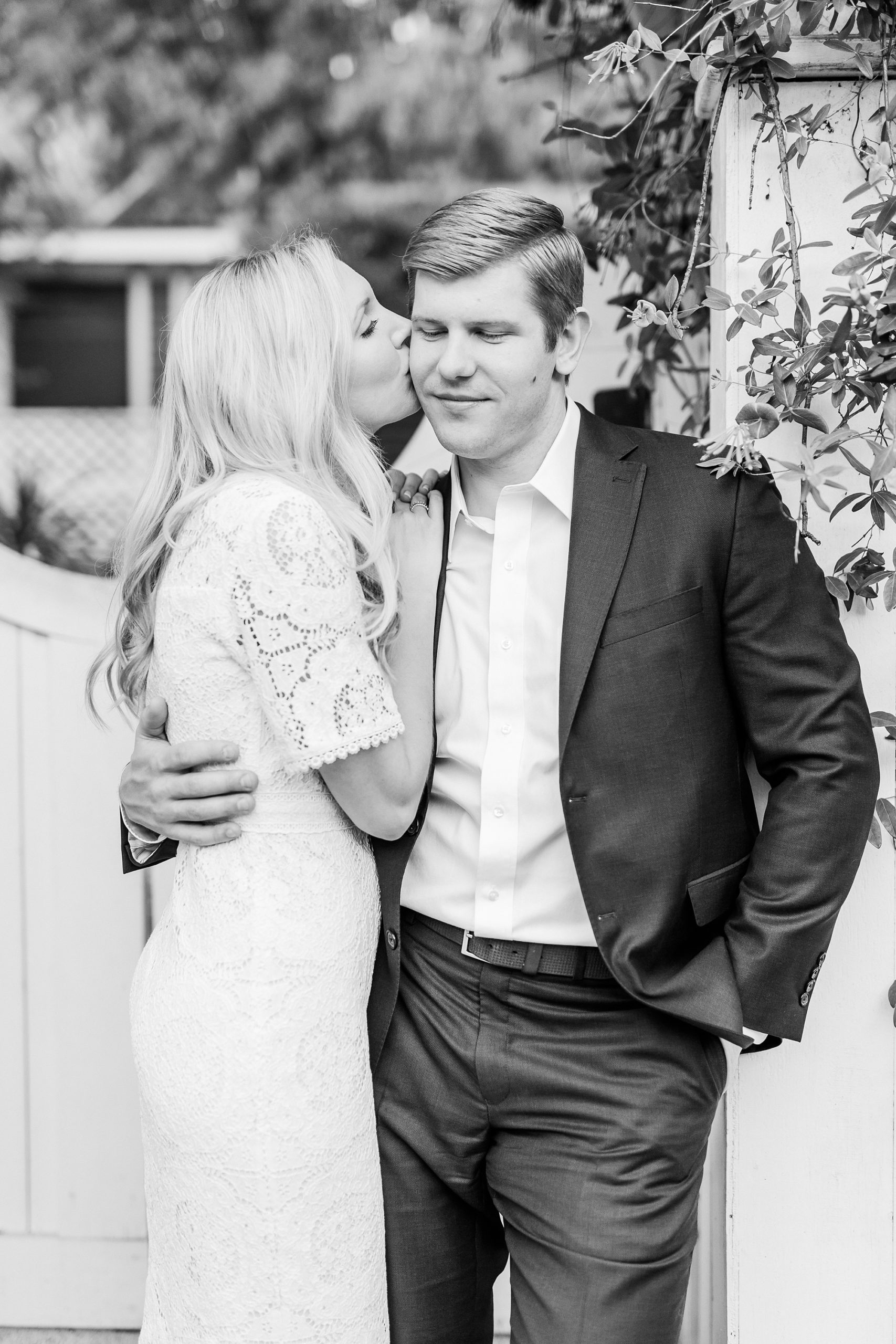 stylish Charlotte engagement photos with Kevyn Dixon Photography