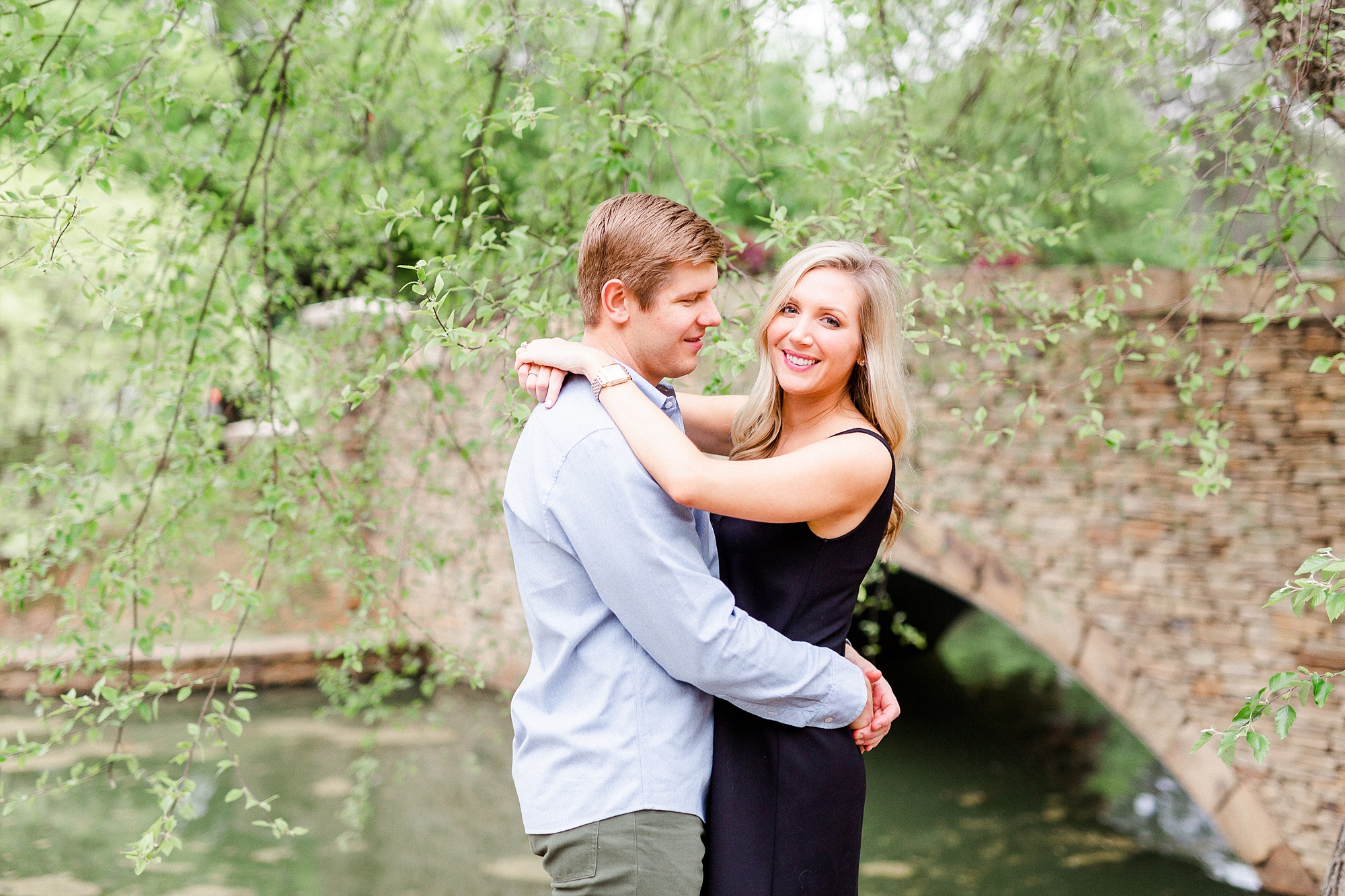 engagement session by Freedom Park bridge