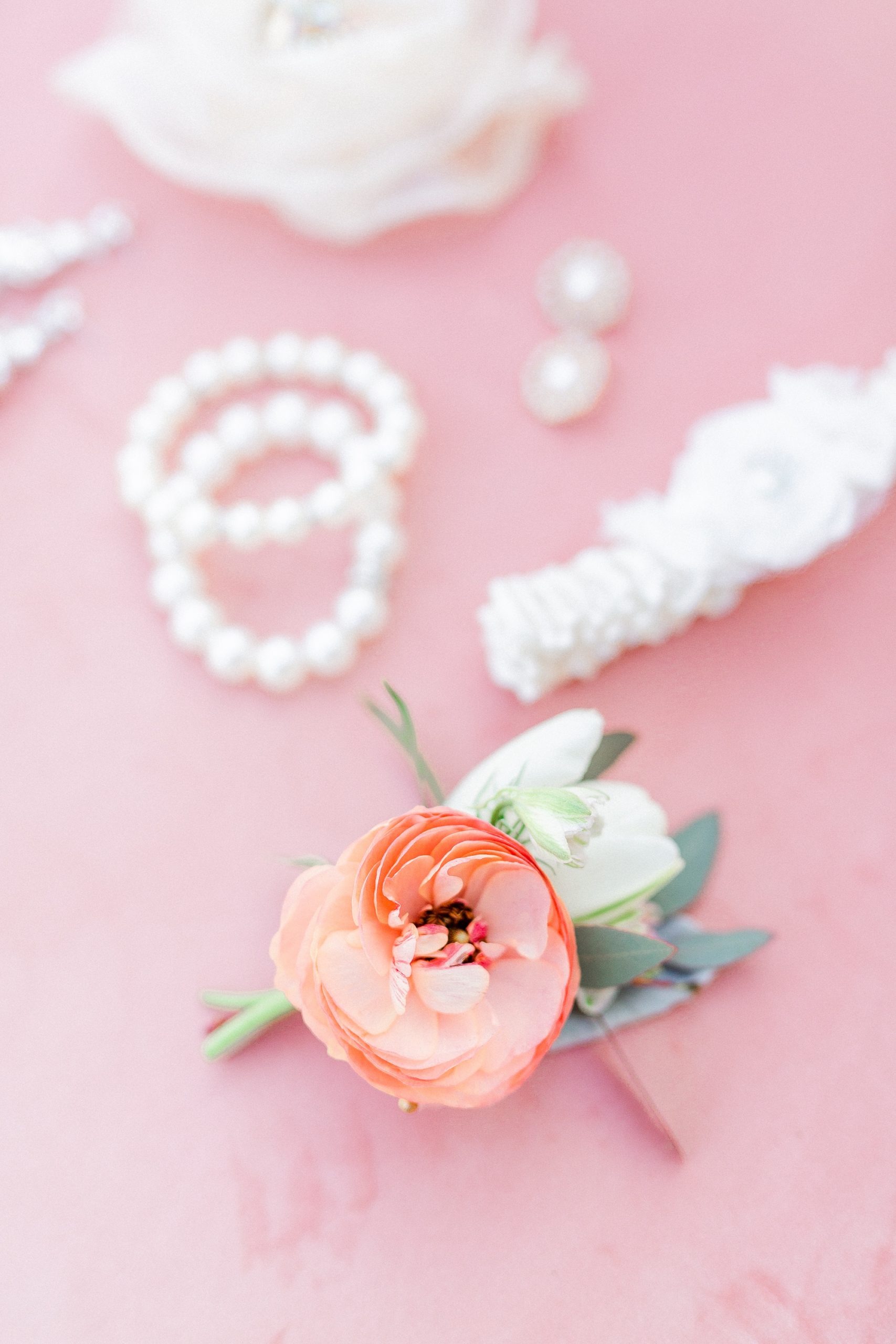 elegant spring wedding details in Charlotte NC