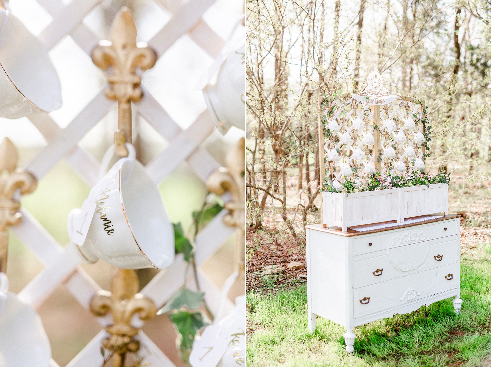 springtime wedding reception at Carolina Country Weddings