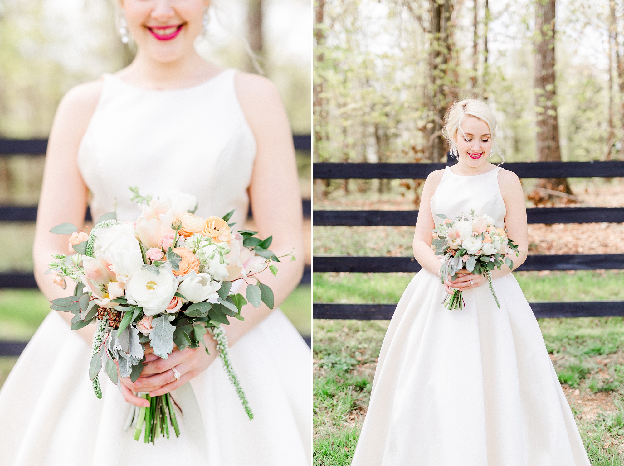 spring bridal session at Carolina Country Weddings