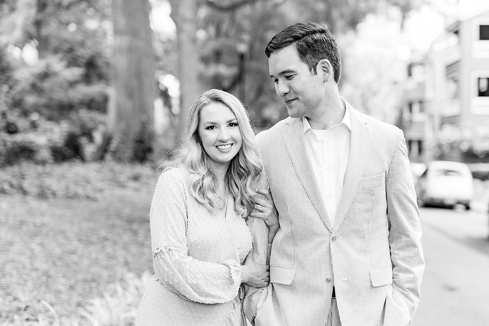 Fourth Ward Park engagement session with Kevyn Dixon Photography