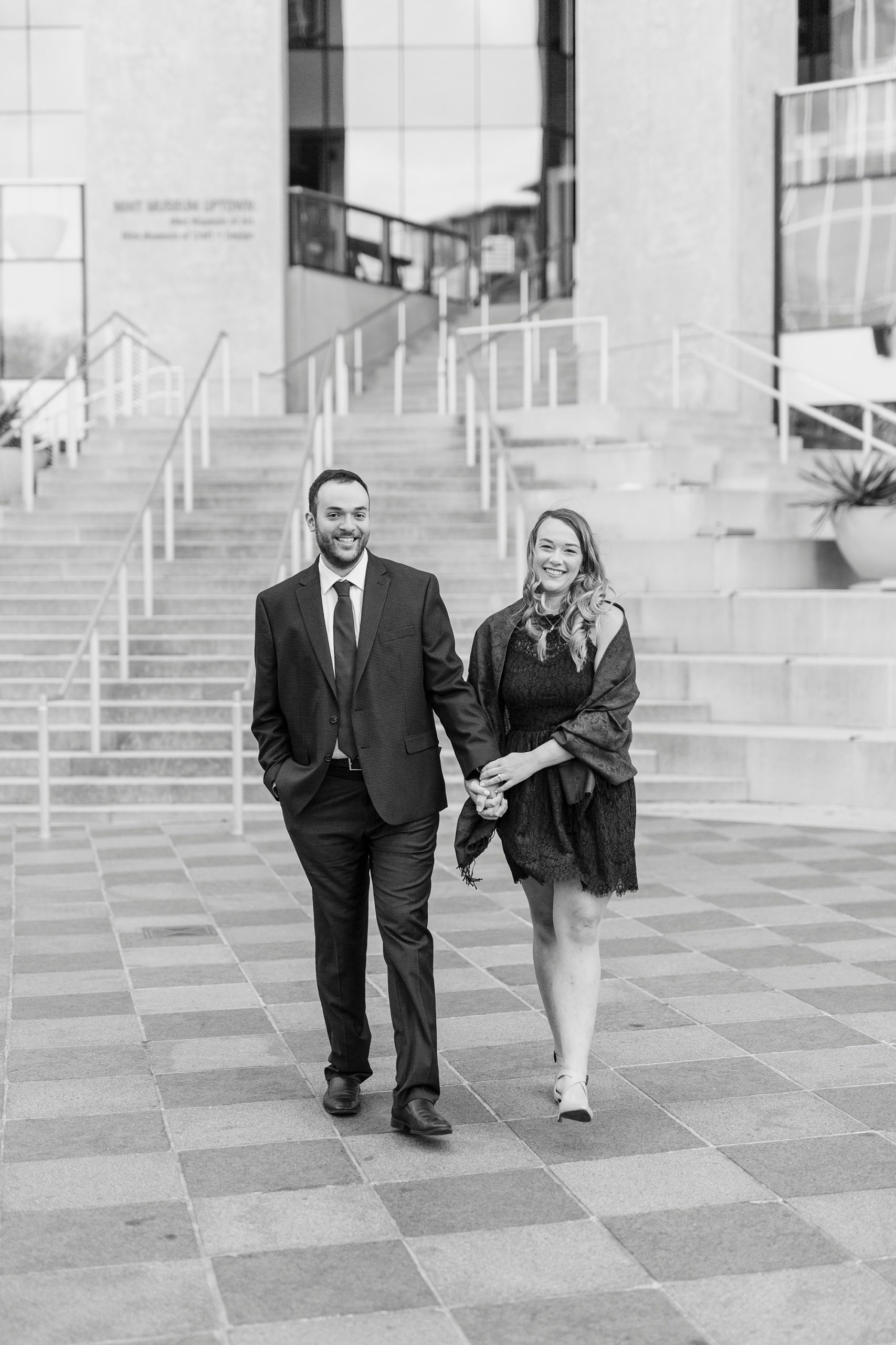 Mint Museum engagement portraits in Charlotte NC