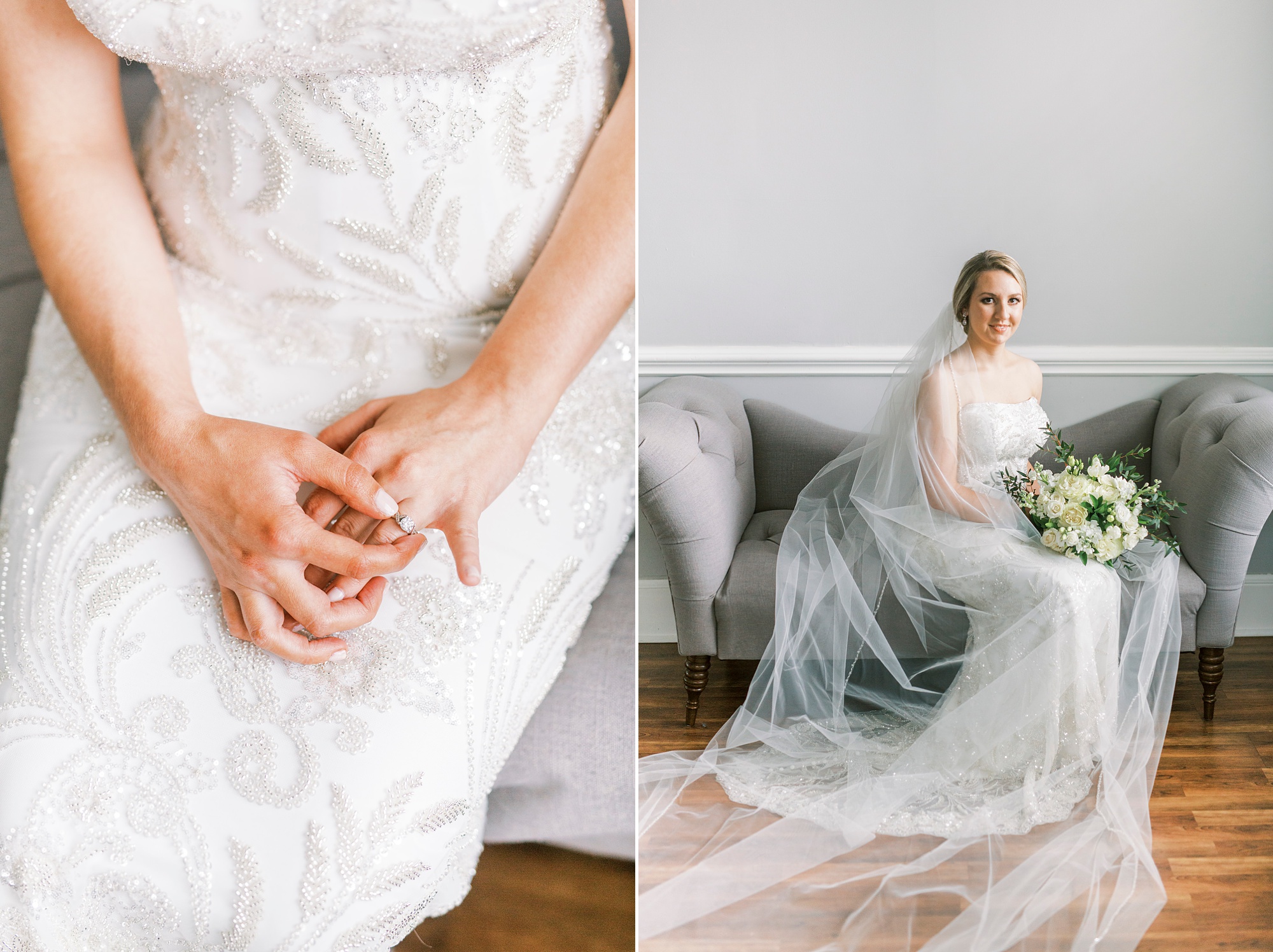 classic bridal portraits at Separk Mansion