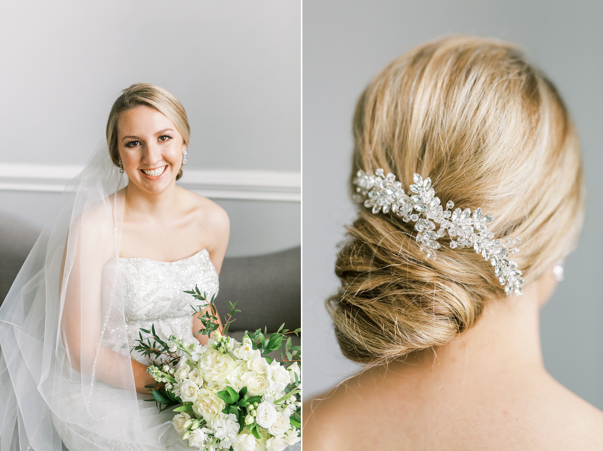 classic bridal look for Separk Mansion bridal portraits