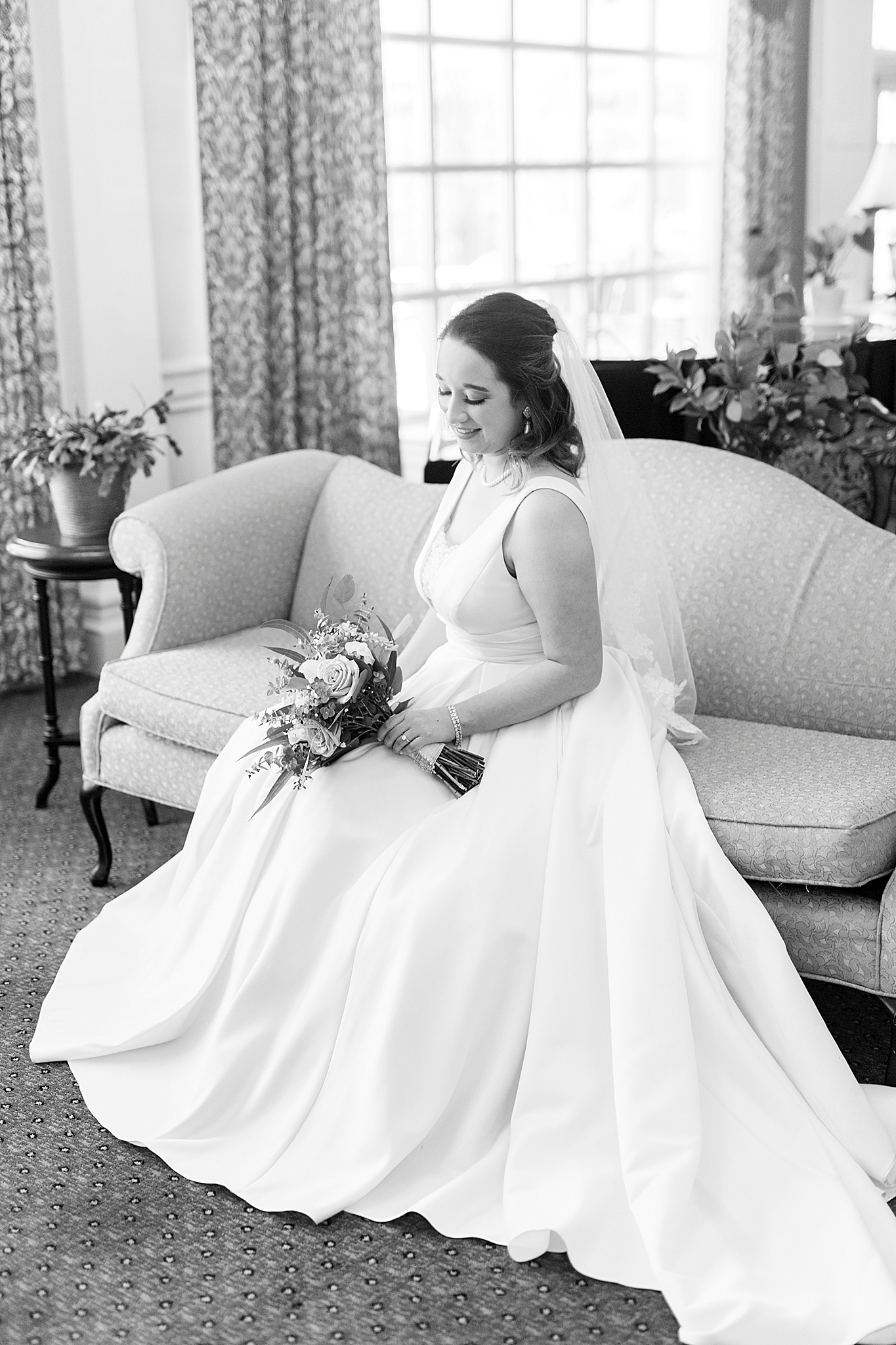 classic bridal portraits in Blowing Rock NC