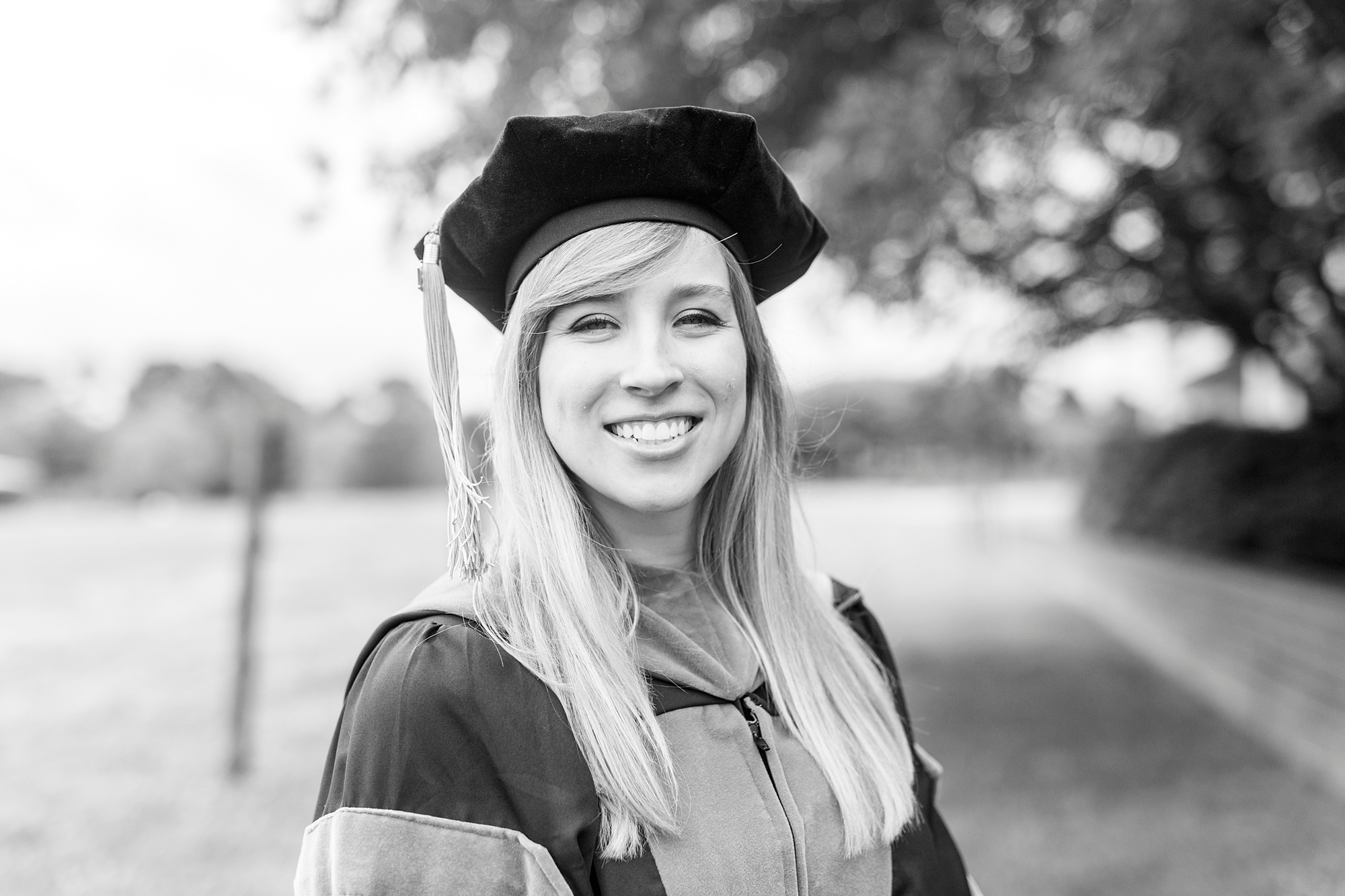 NC State Vet School senior portraits in field