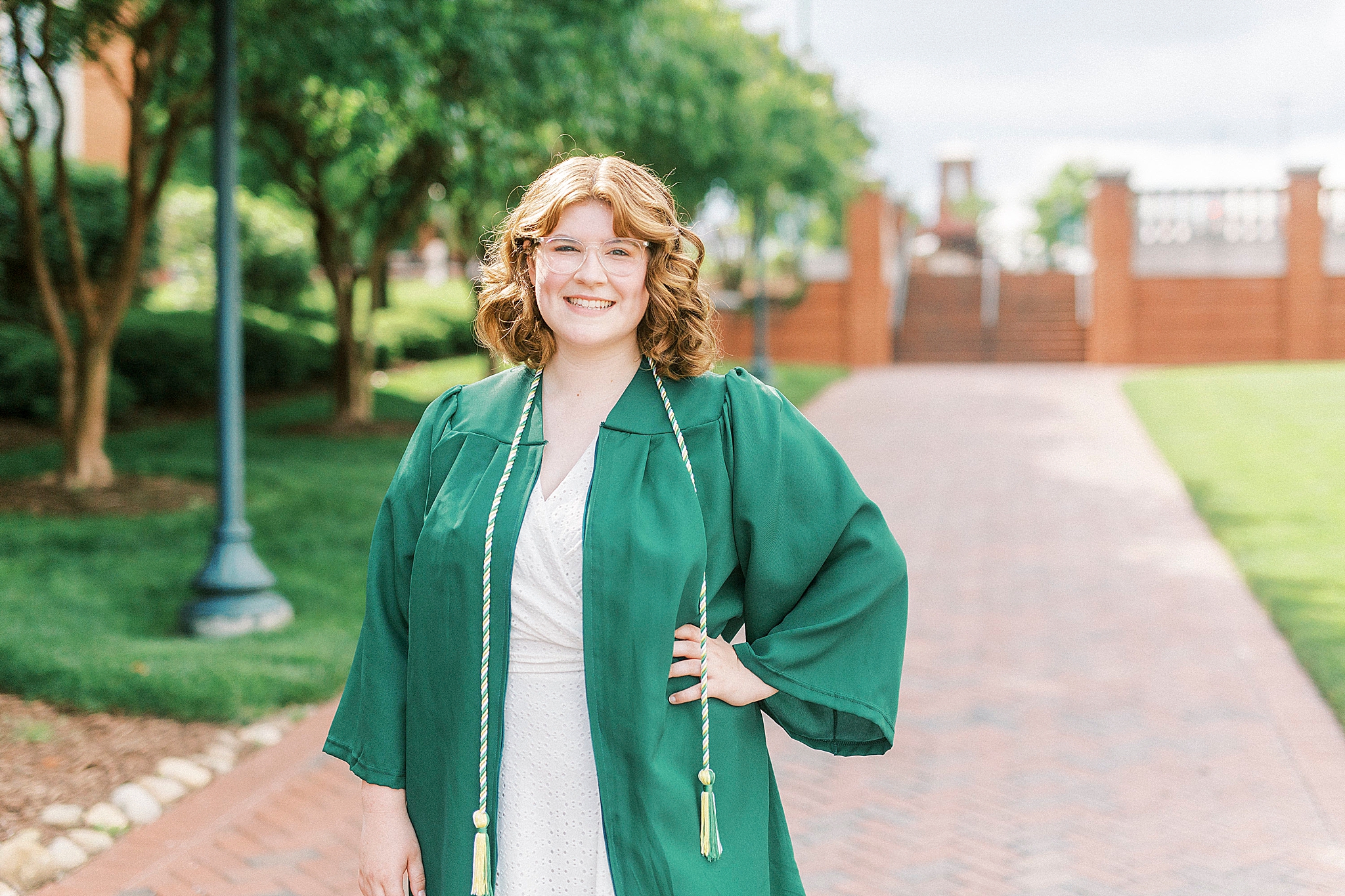 college graduation senior portraits at UNCC