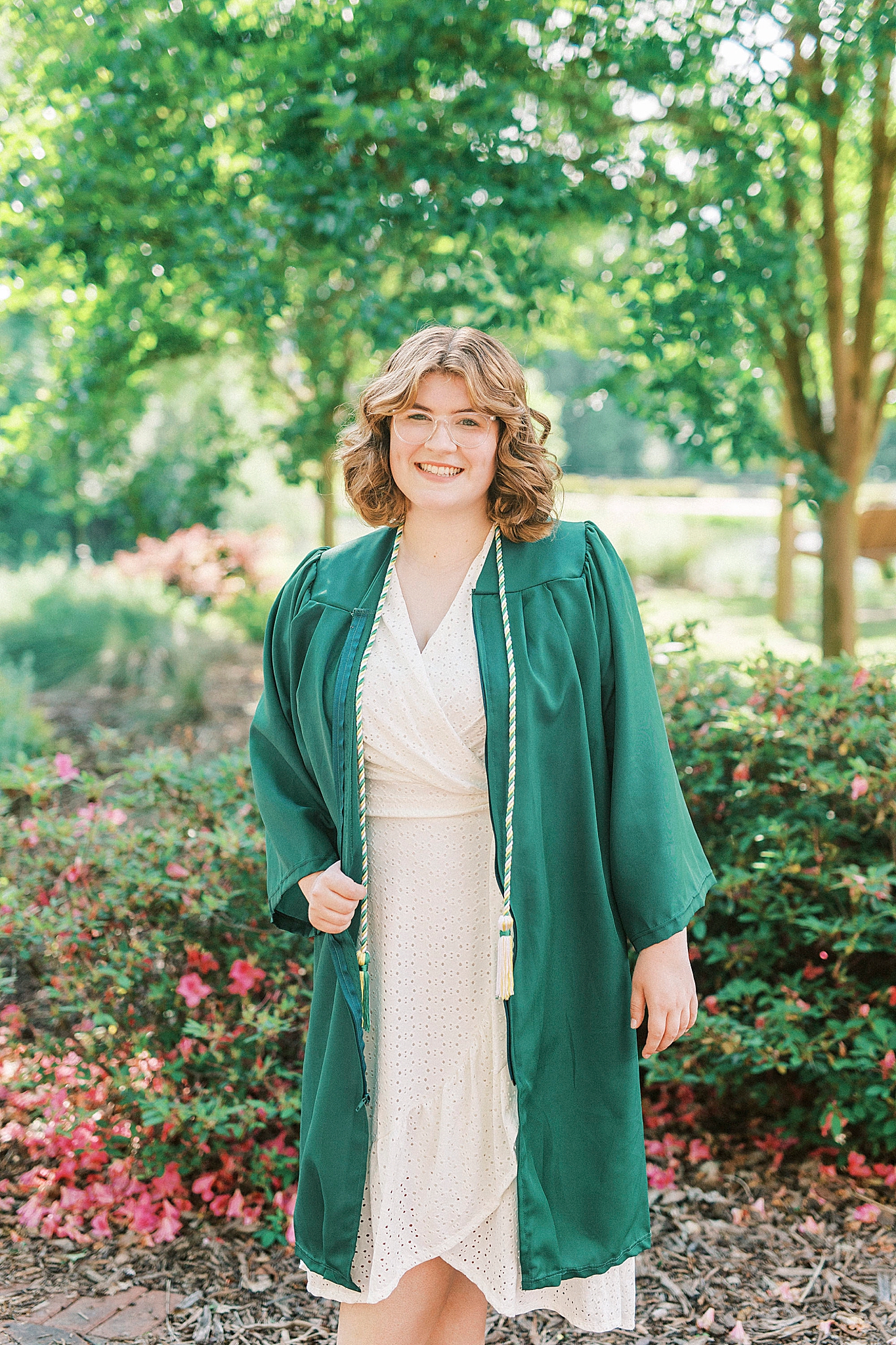 senior portraits for UNCC graduate