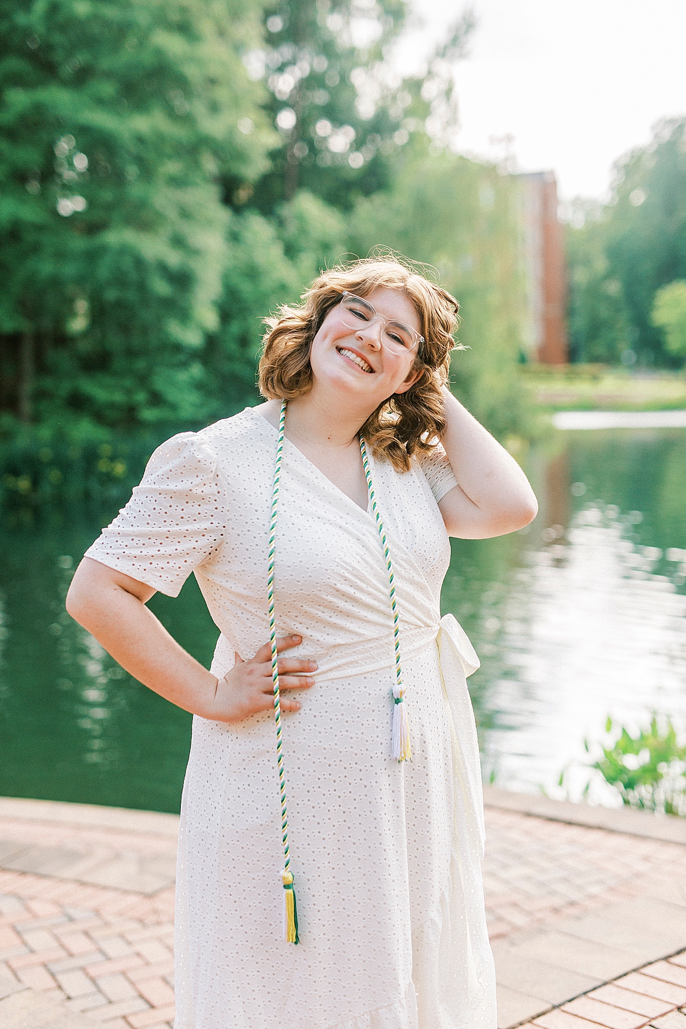 playful UNCC senior pictures for college graduate