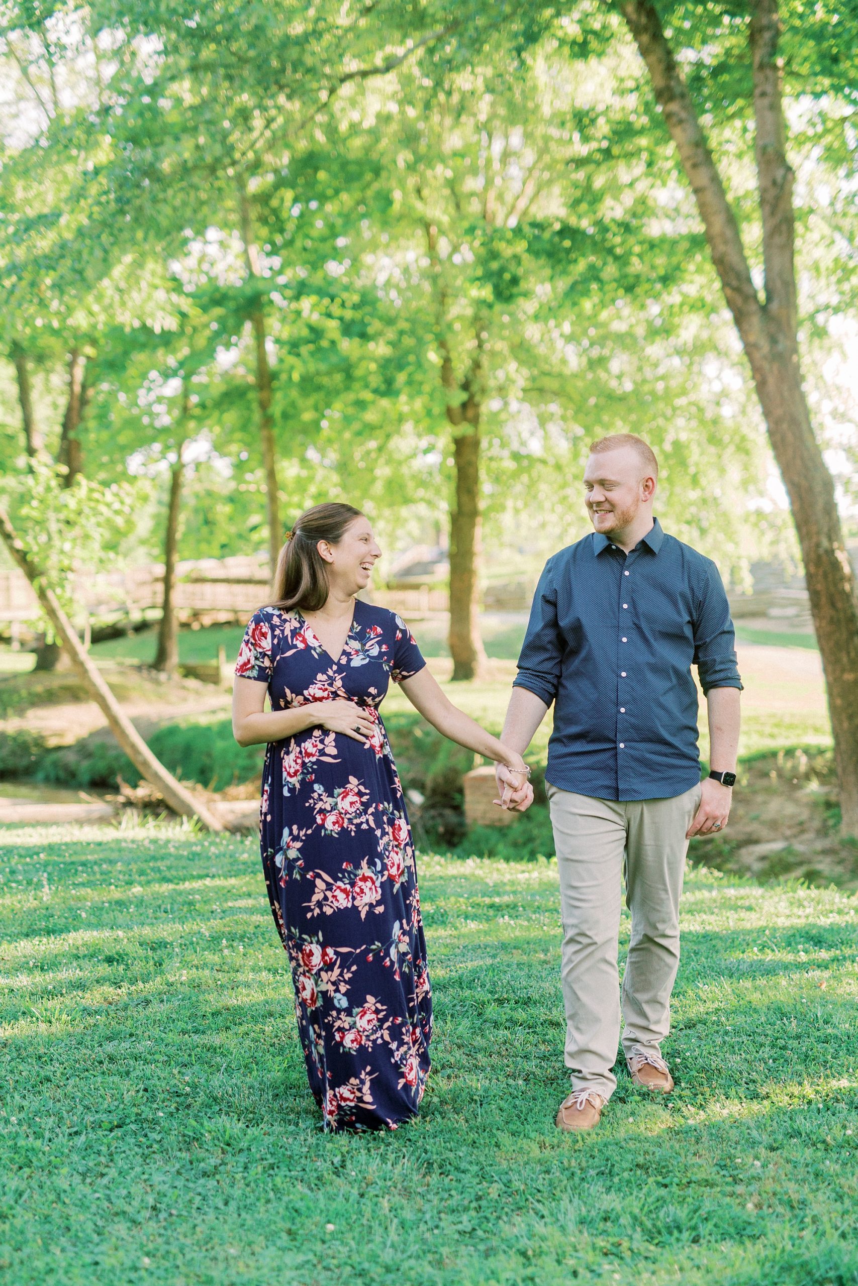 Rankin Lake Park maternity session in Gastonia NC