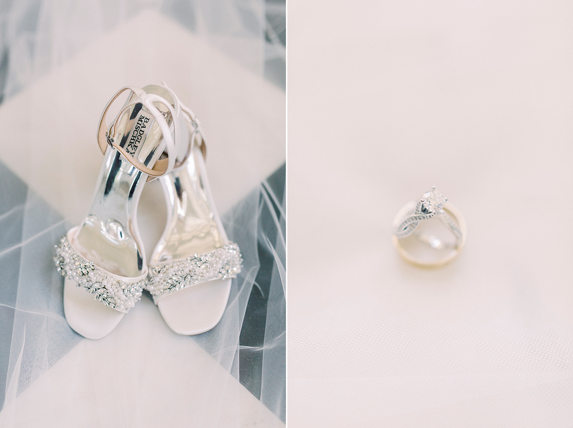 bride's details for elegant Charlotte wedding
