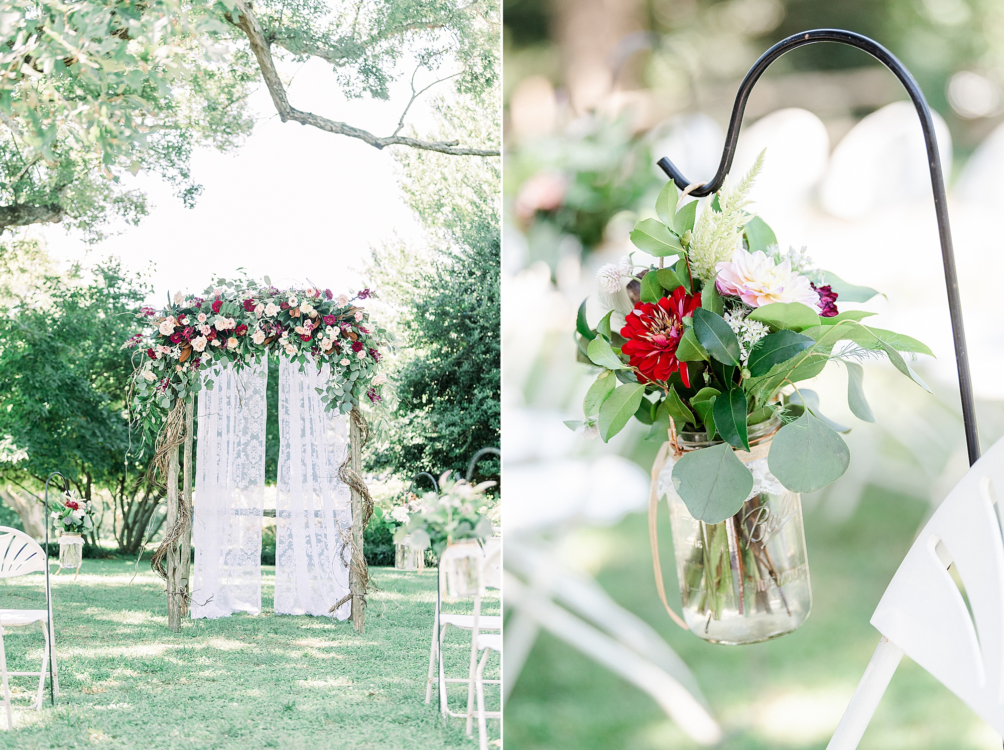 details for ceremony at 1812 Hitching Post