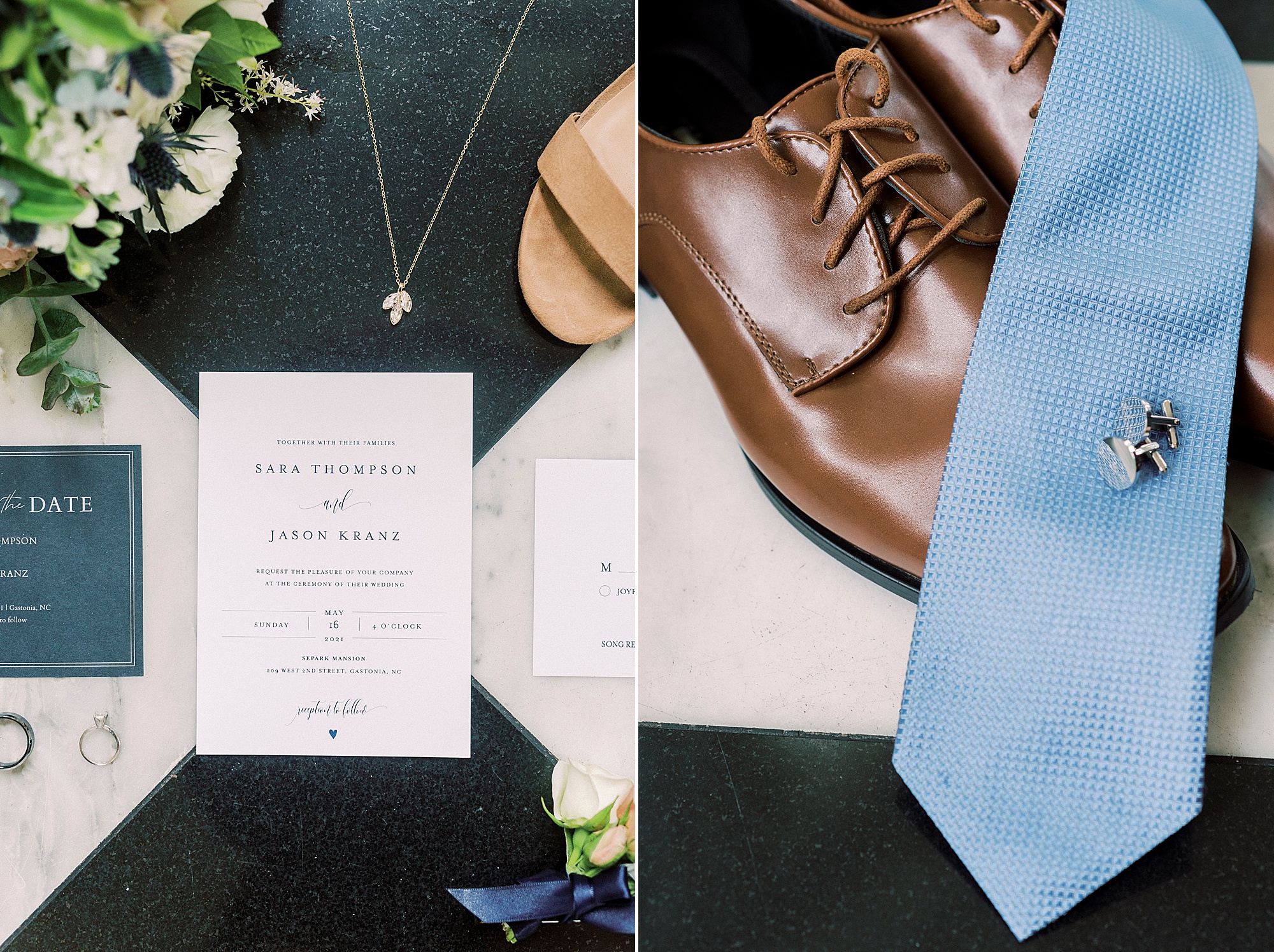 groom's details for Charlotte NC wedding