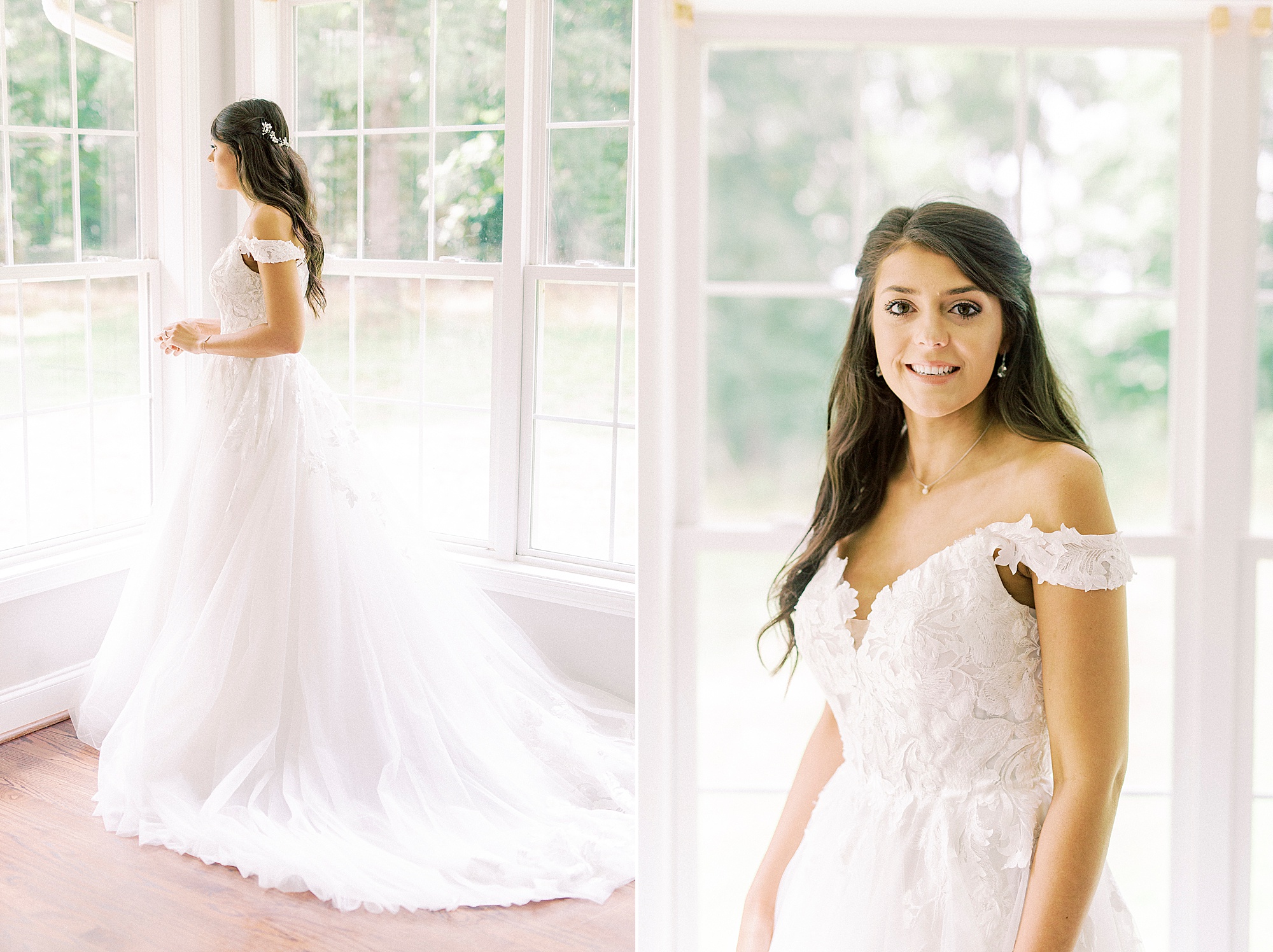 classic bridal portraits at The Farmstead