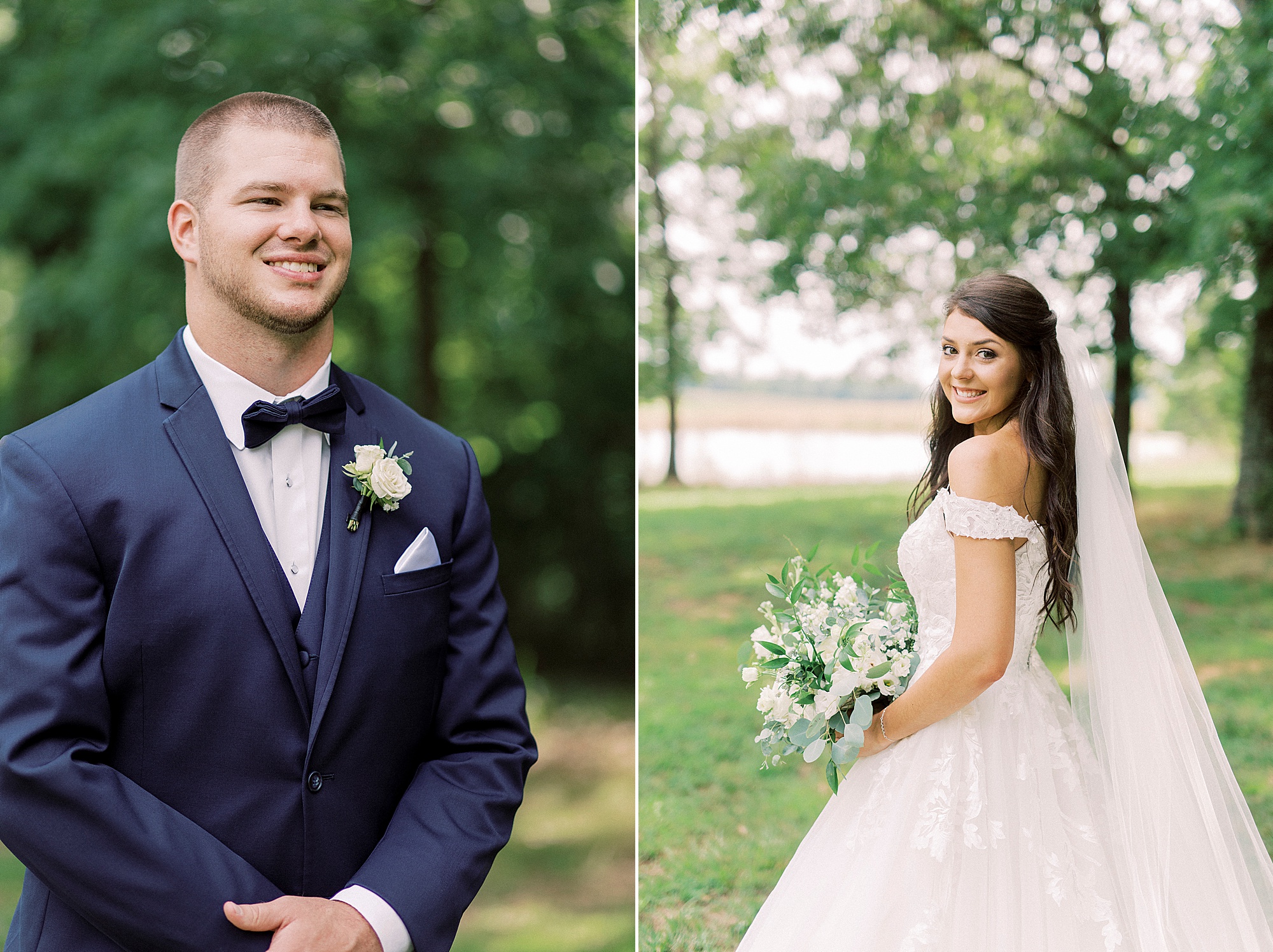wedding portraits at The Farmstead