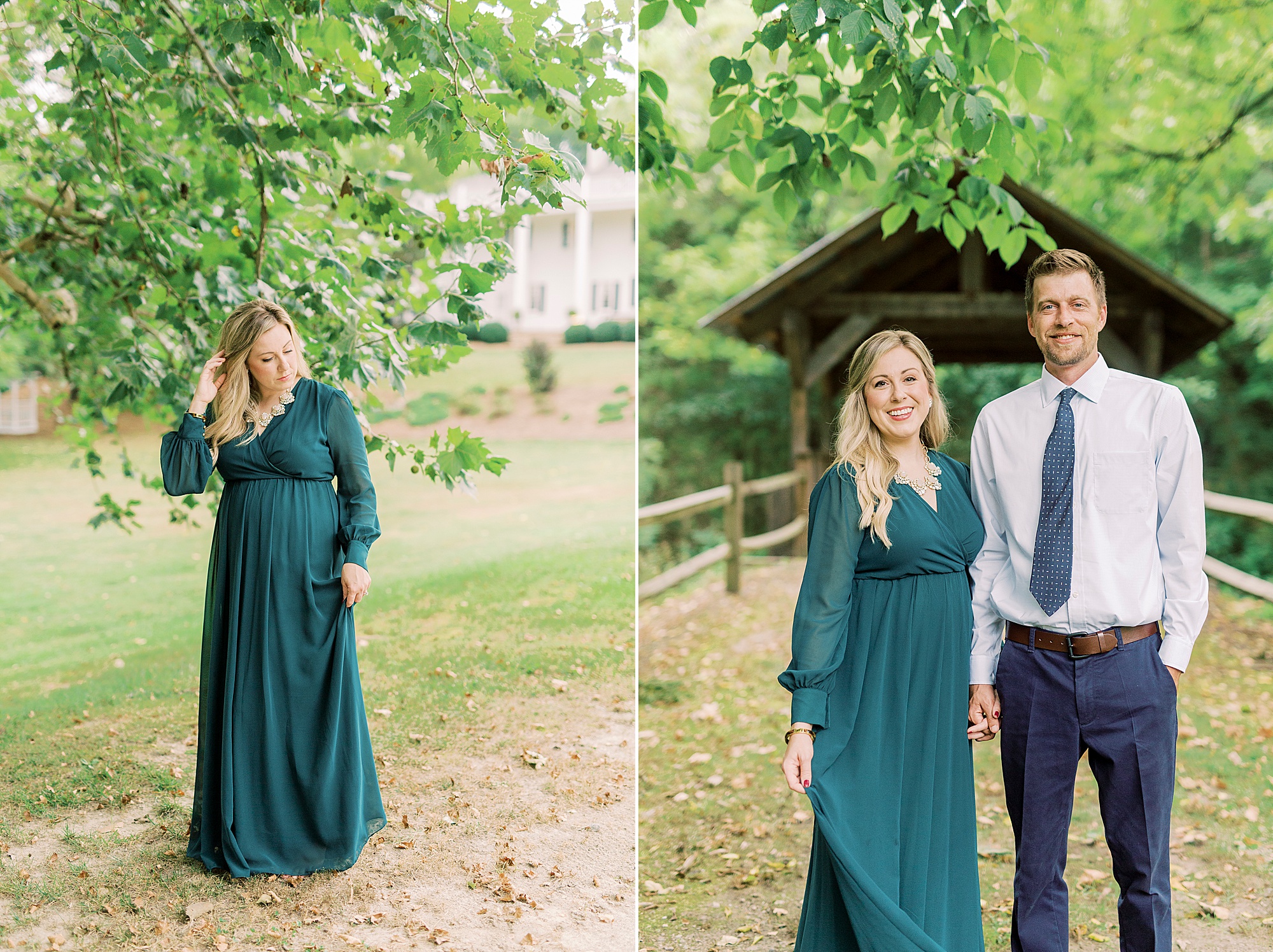 fall engagement portraits at Vesuvius Vineyards