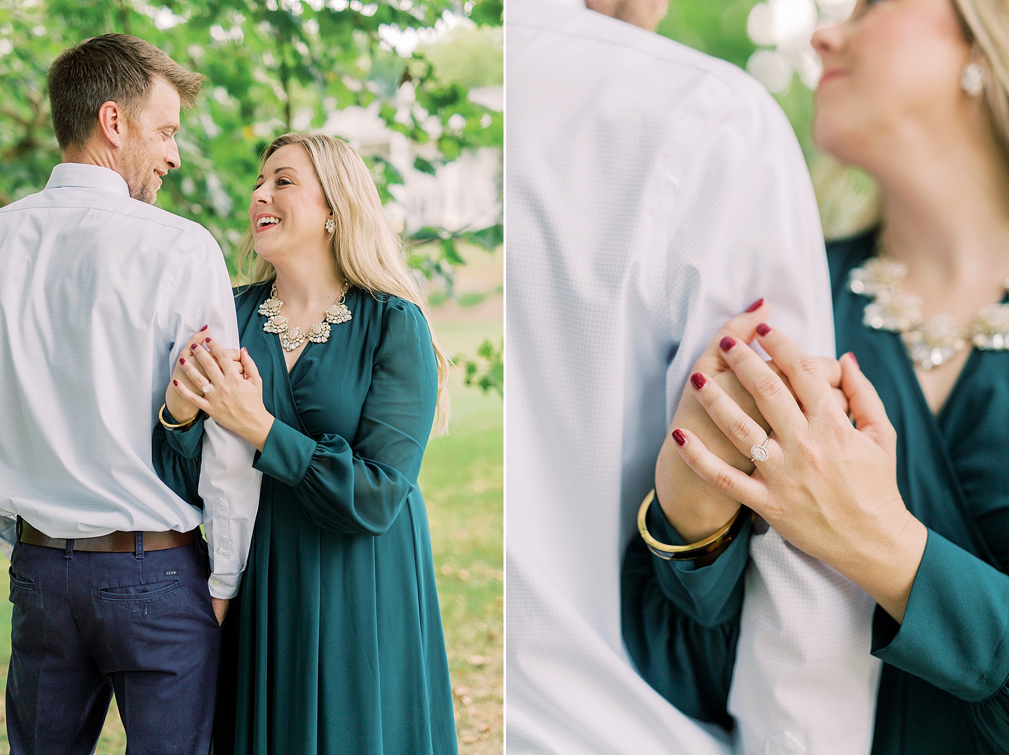engagement portraits in Iron Station NC