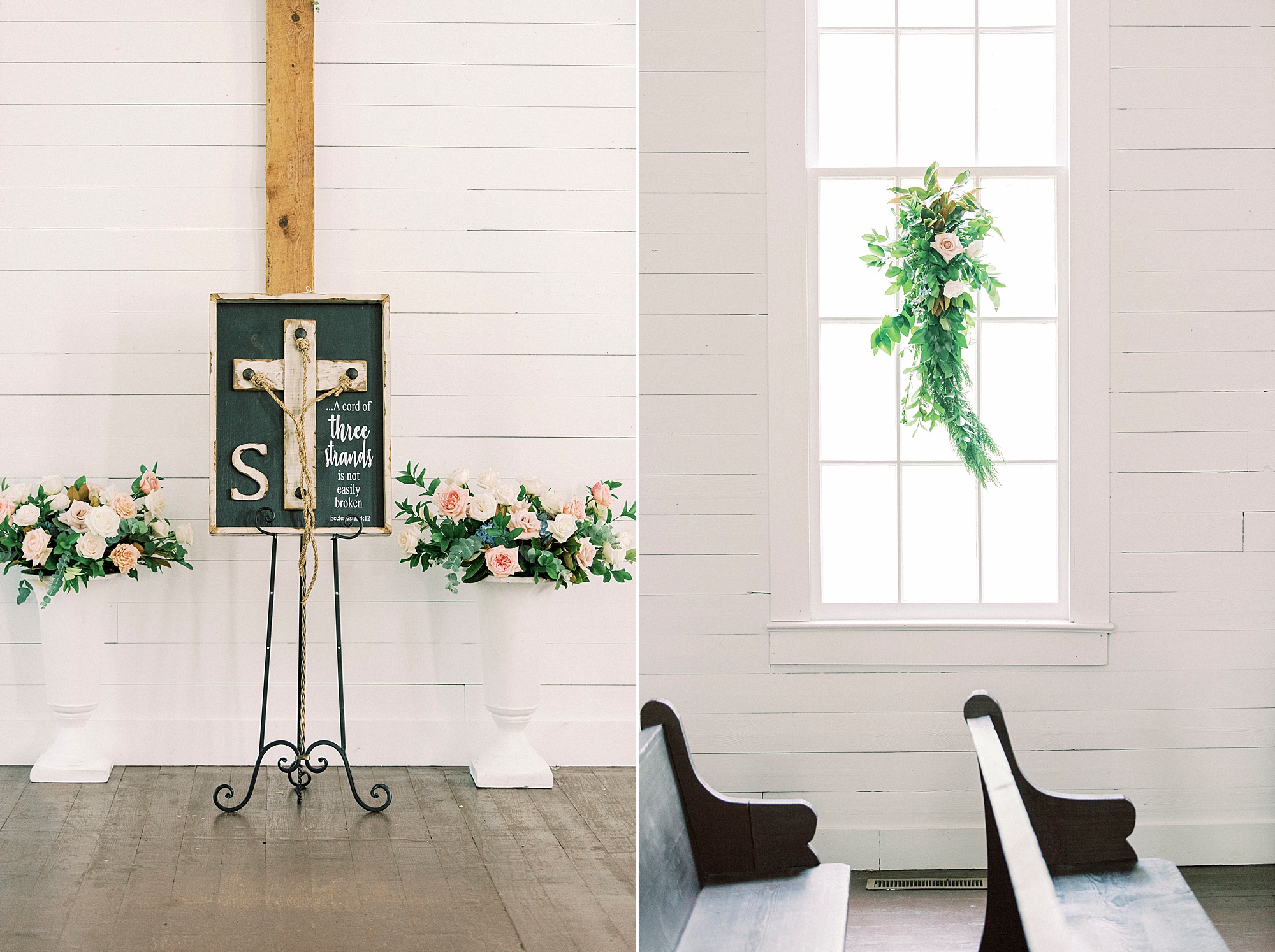traditional church wedding in Winston-Salem NC