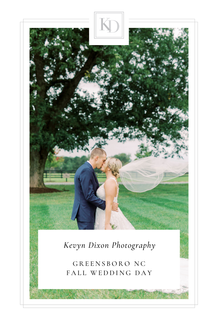 Fall Addison Farm Wedding in Greensboro NC photographed by North Carolina wedding photographer Kevyn Dixon Photography