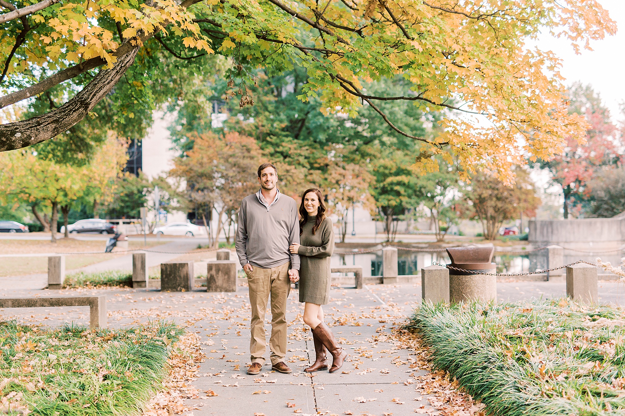 falltime Marshall Park engagement session