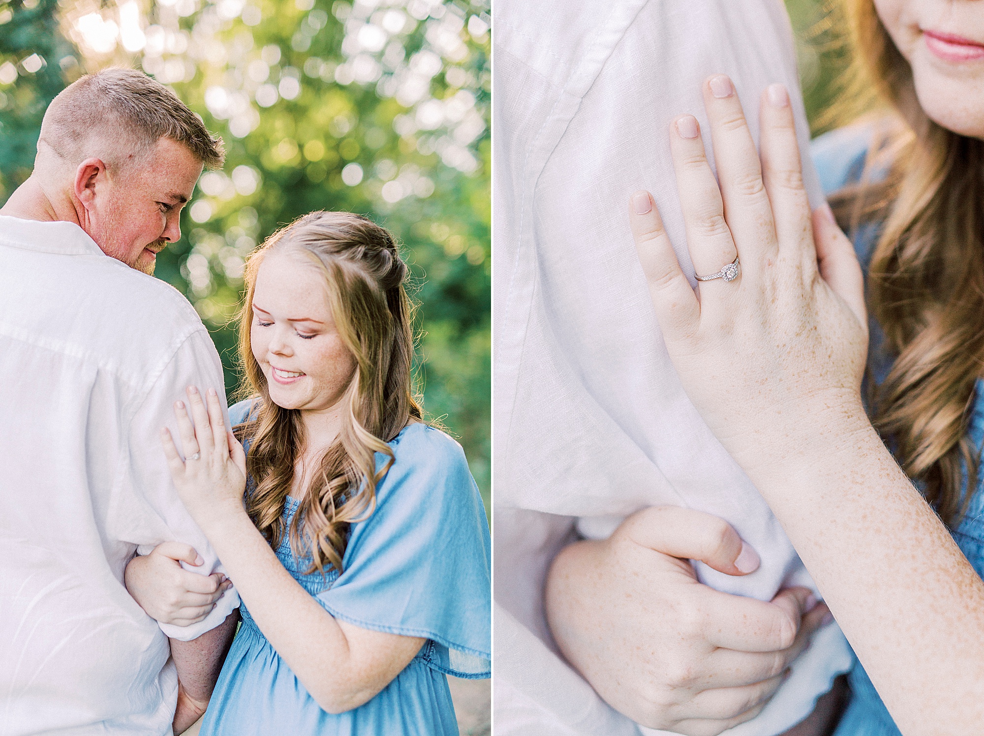 fall engagement photos at Sunset Farm