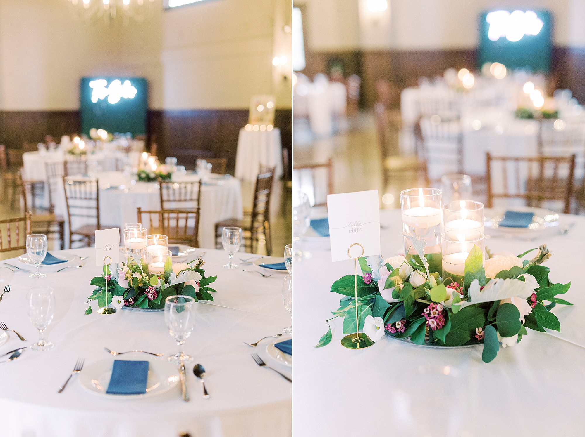 details for fall Greensboro NC wedding reception