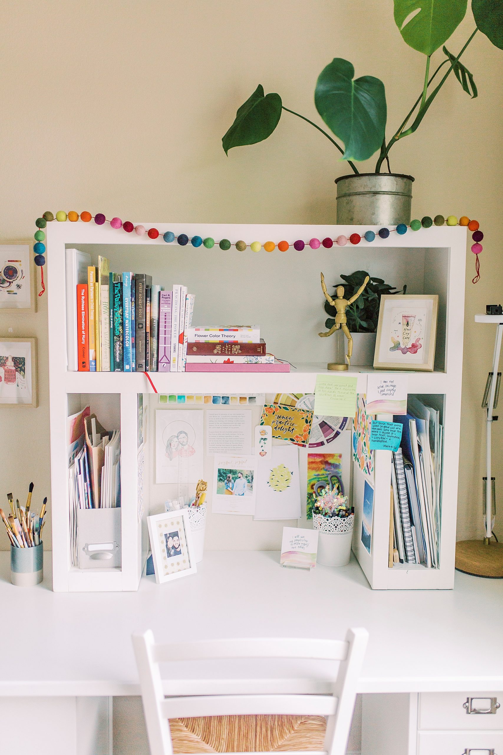 artist's studio for Charlotte branding session at home
