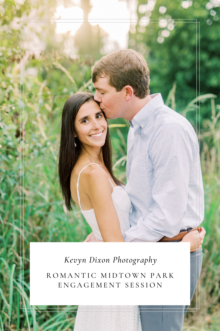 Midtown Park engagement session in Charlotte NC