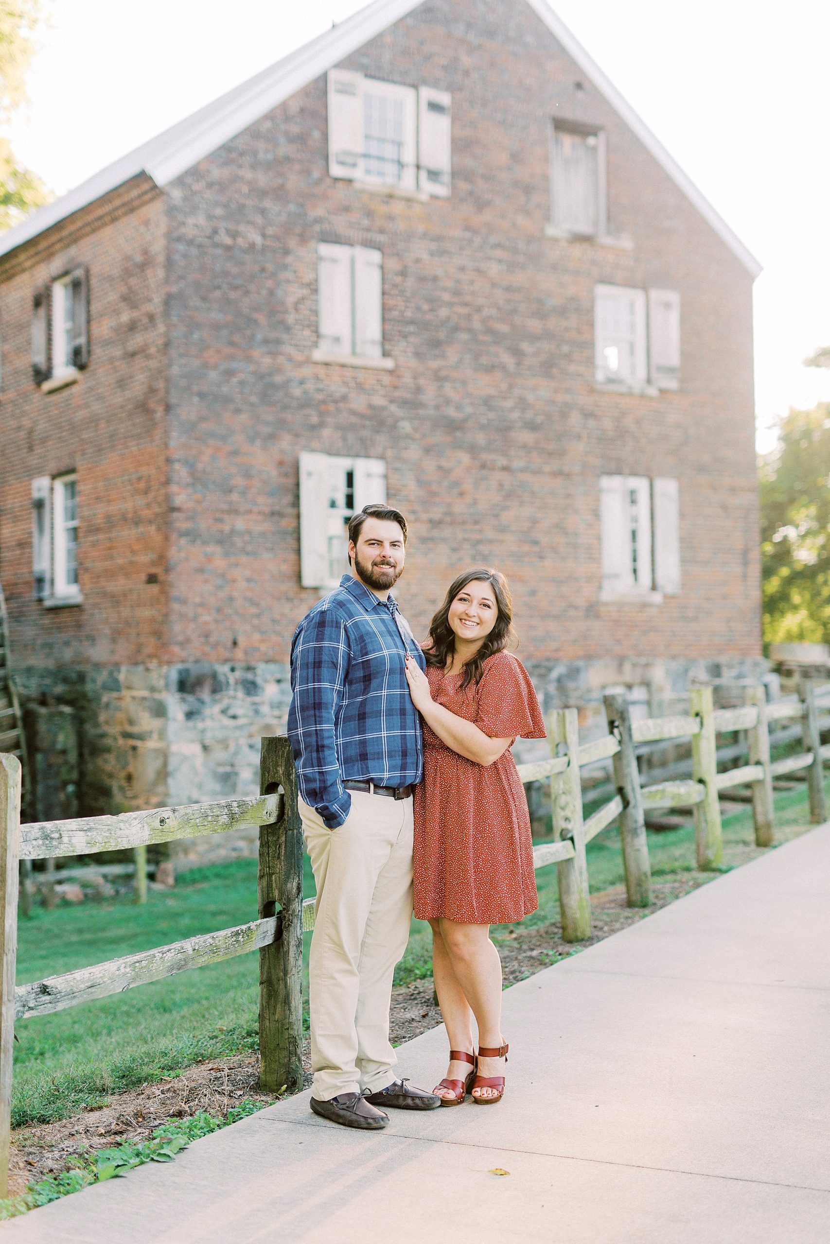 fall engagement session at Sloan Park engagement session
