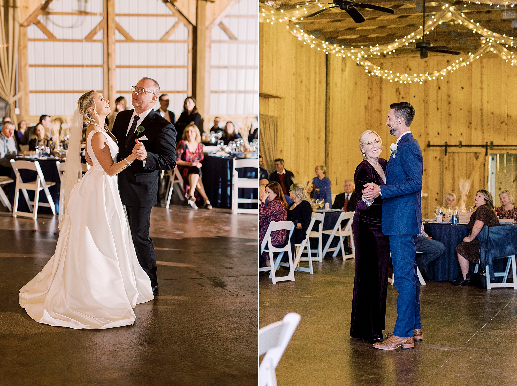 parent dances during NC wedding reception