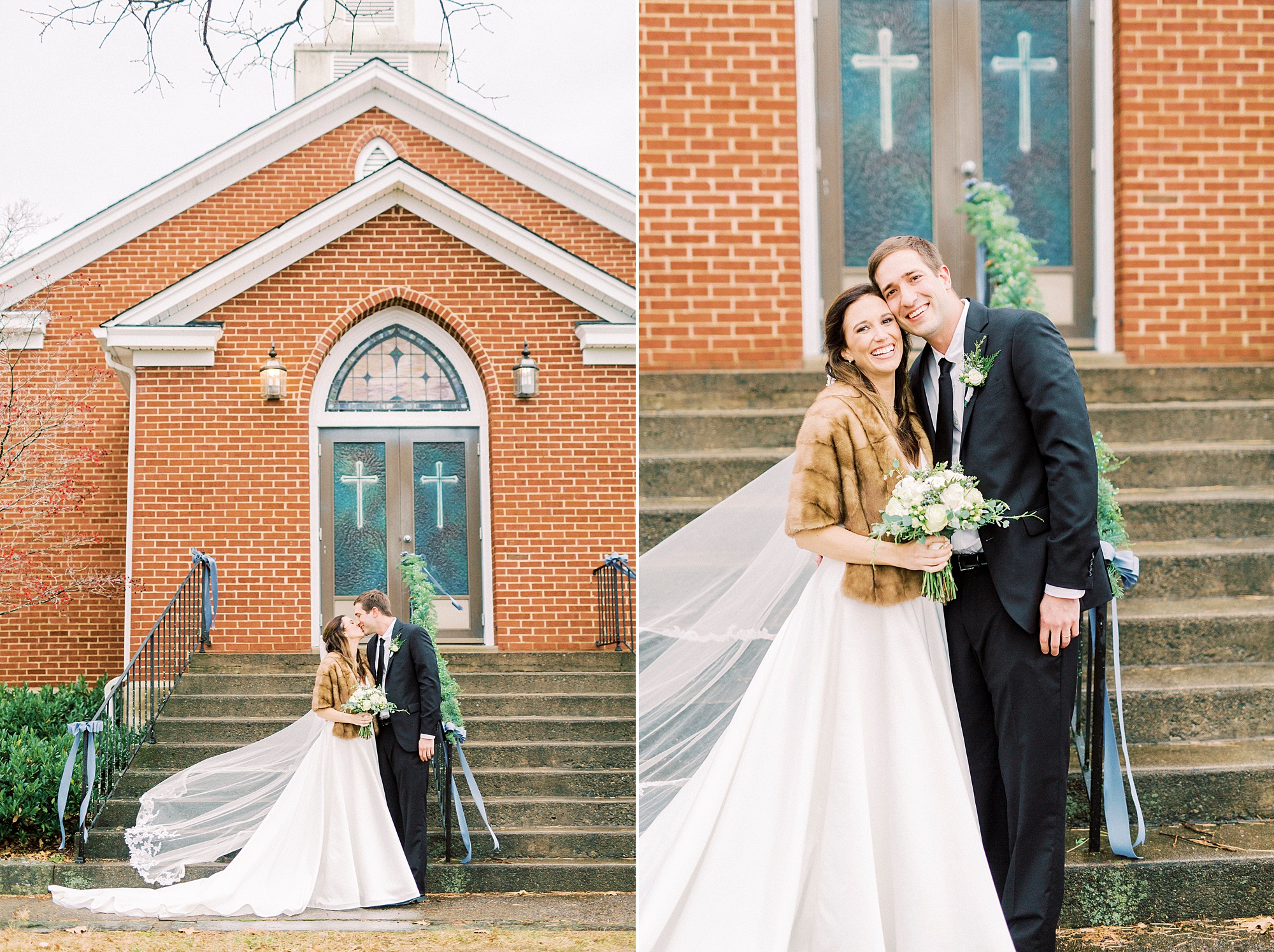 portraits on the steps of Bethesda United Methodist Church