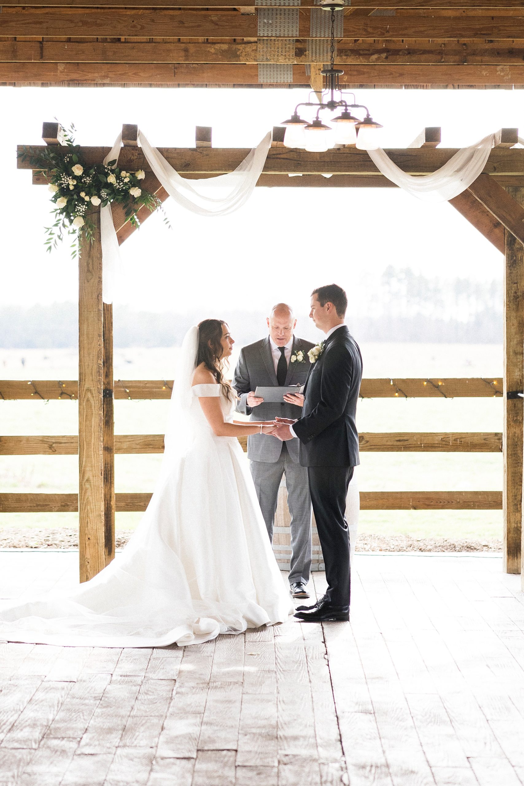 Christ-centered ceremony at The Farm at Brusharbor