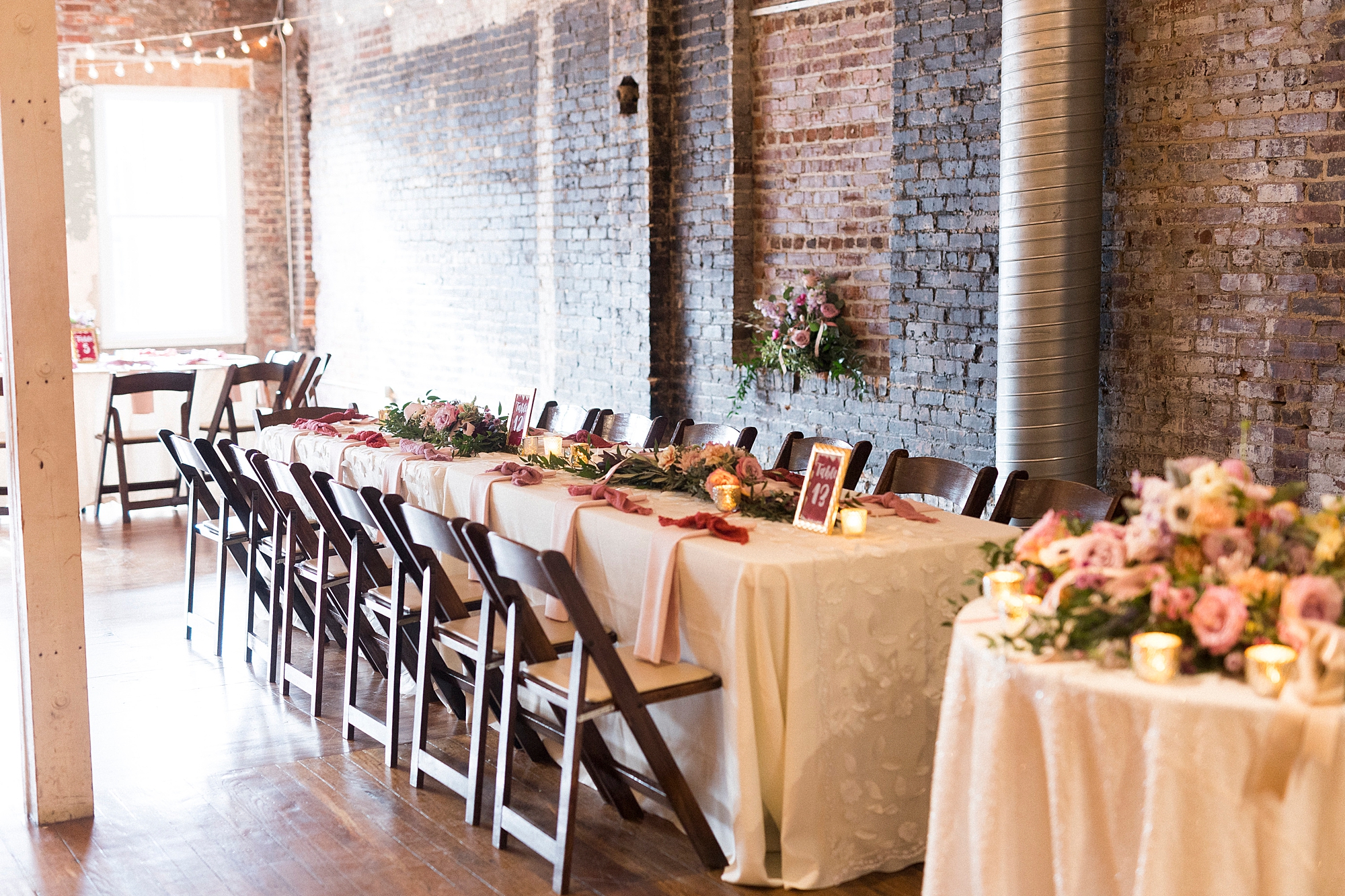 wedding reception at the Stockroom at 230