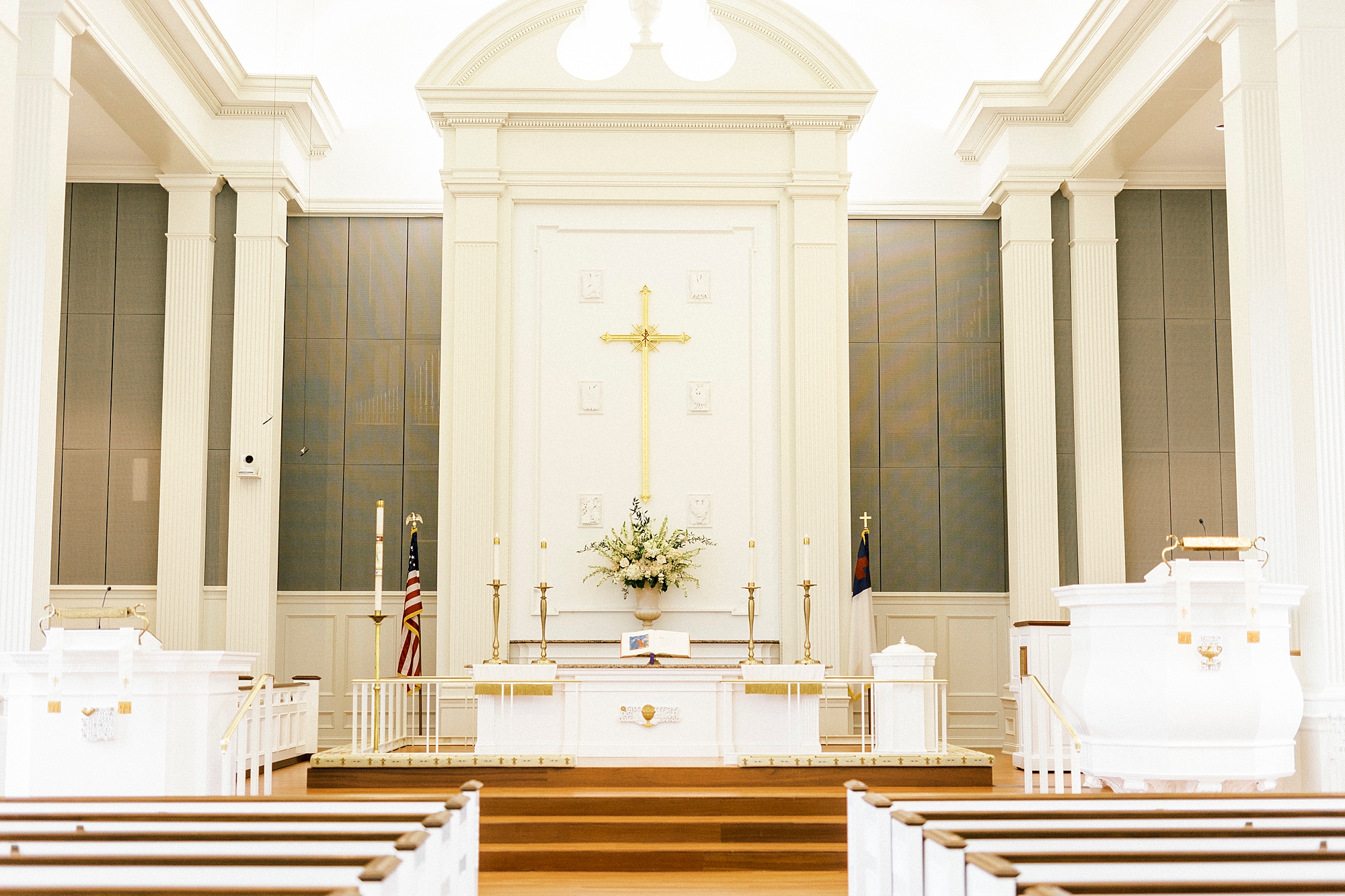 classic southern church wedding