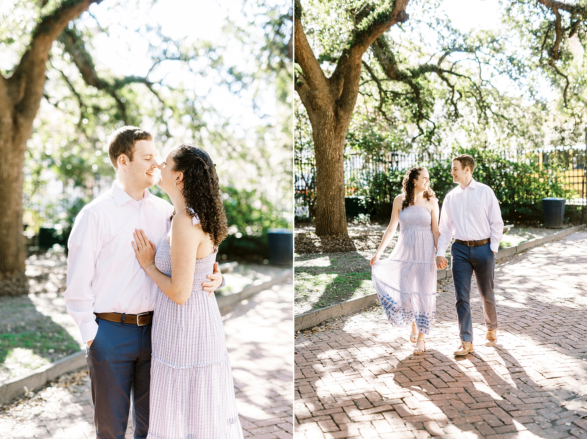 romantic Washington Park anniversary portraits under tree