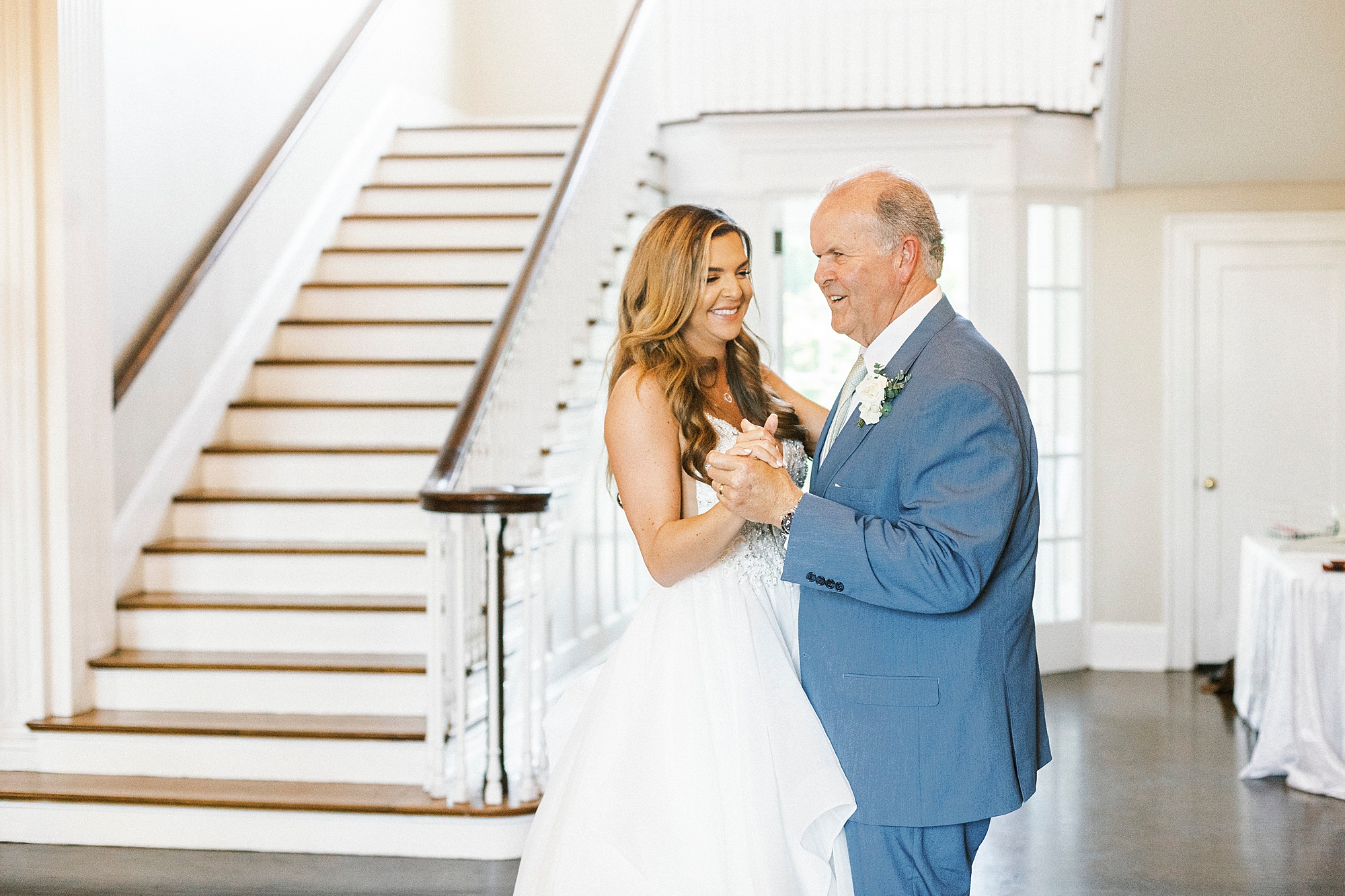 bride and father dance at Separk Mansion