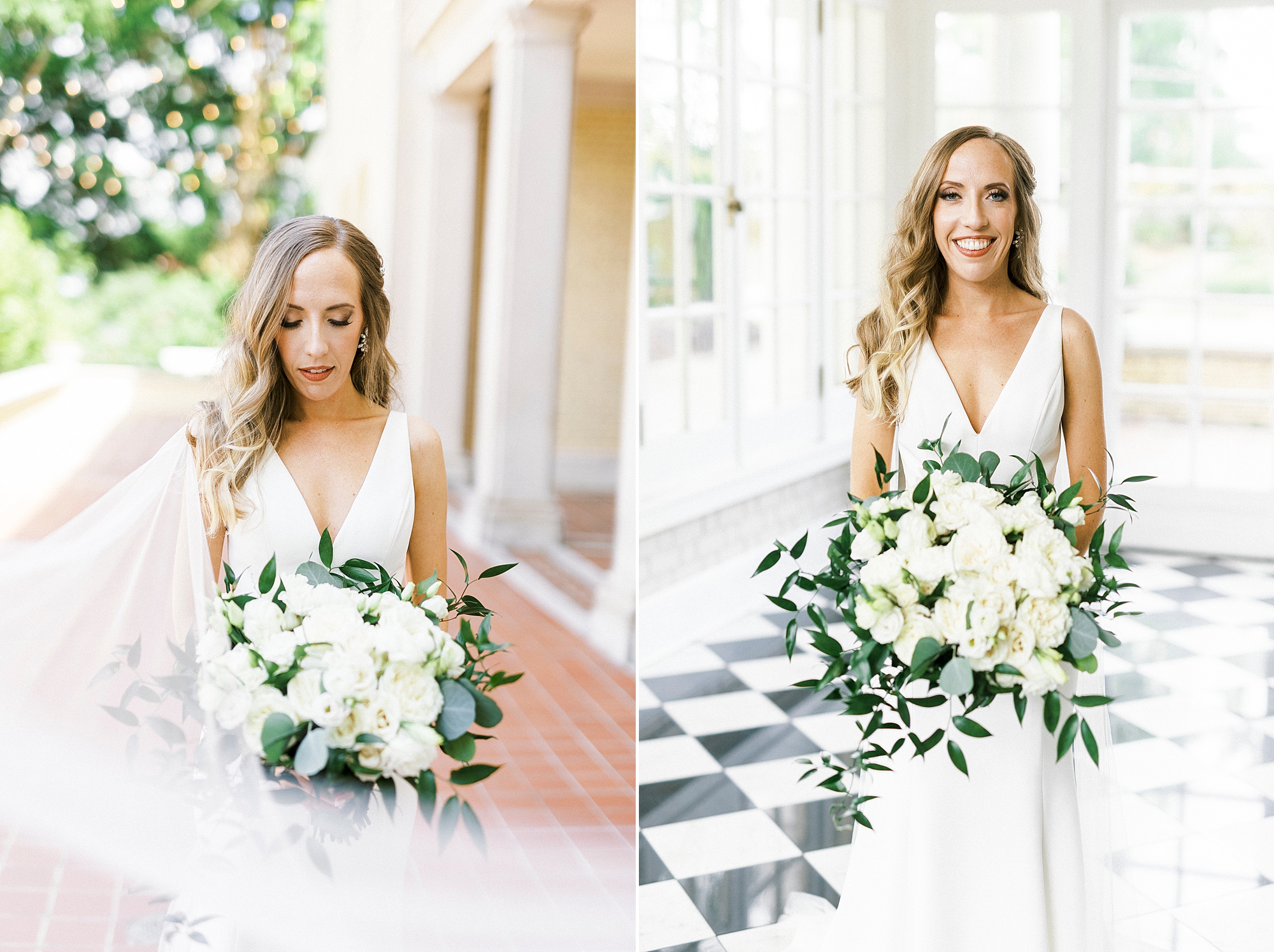 bridal portraits at Separk Mansion in Gastonia NC