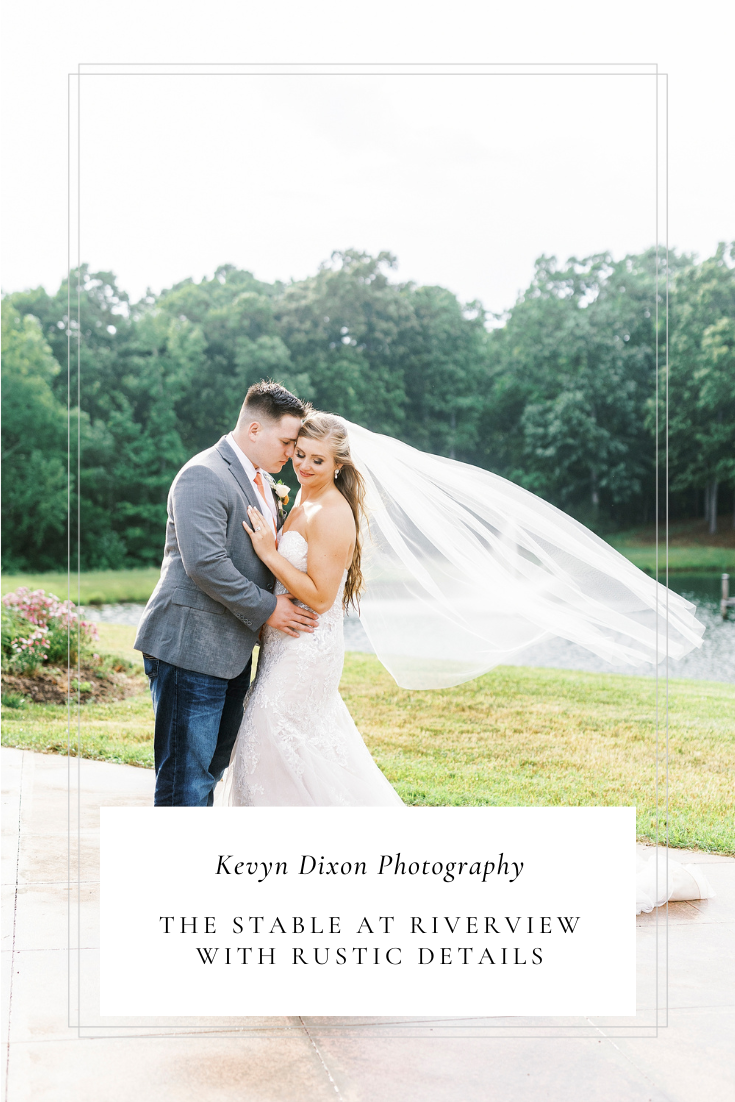 The Stable at Riverview Wedding with bright rustic details photographed by Charlotte NC photographer Kevyn Dixon Photography