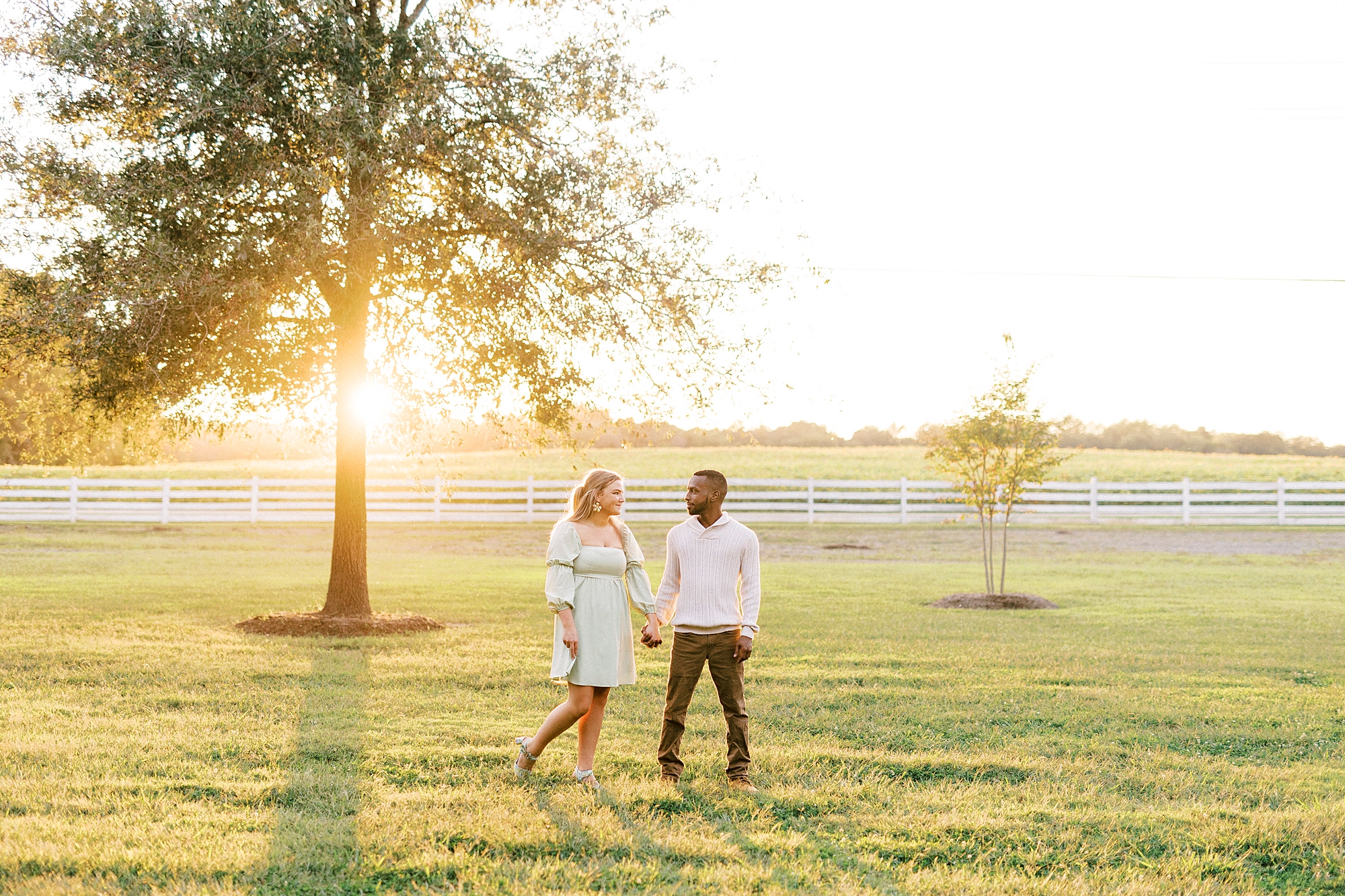 sunset engagement portraits at Bella Terra