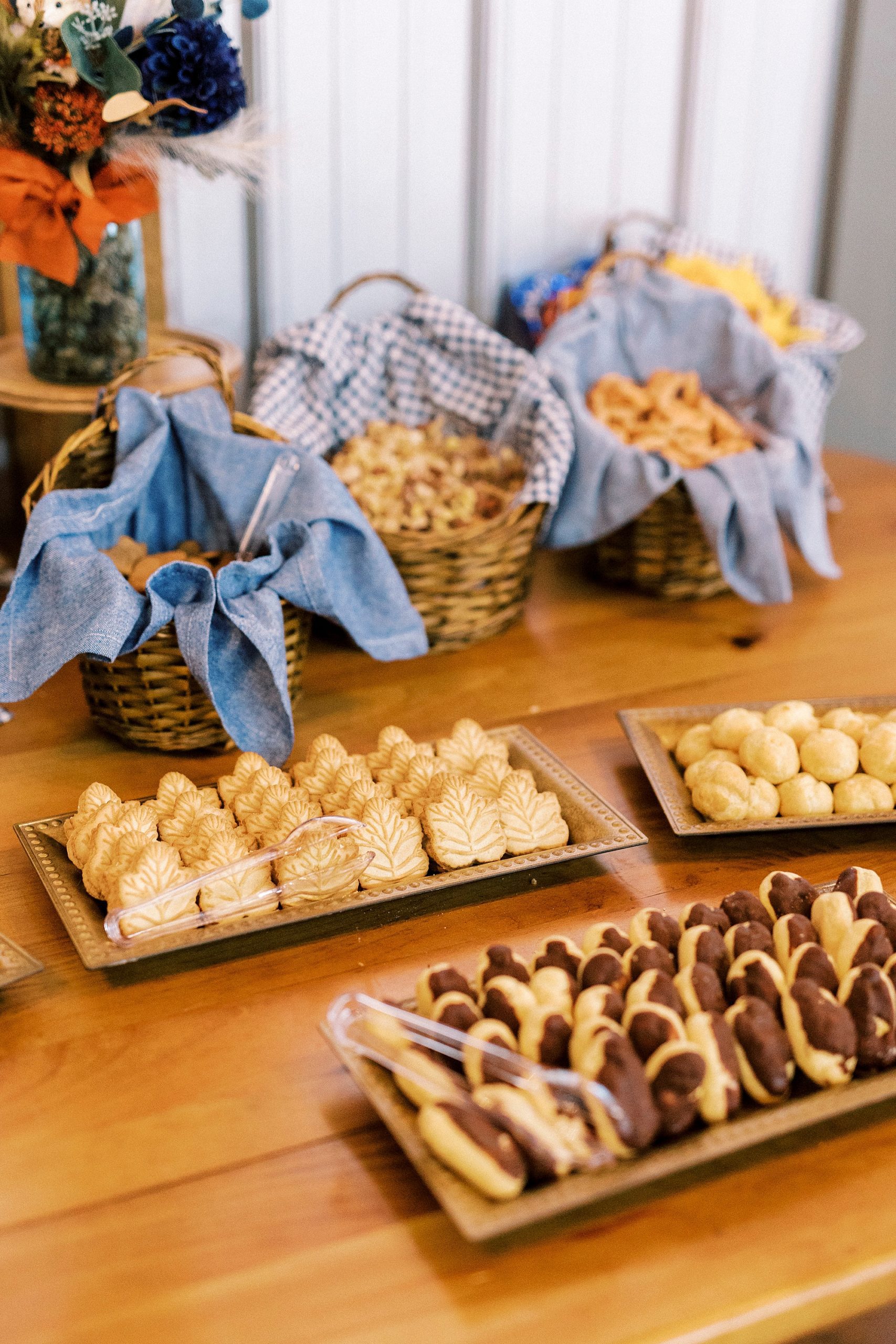 baked goods for wedding reception at Bella Terra 