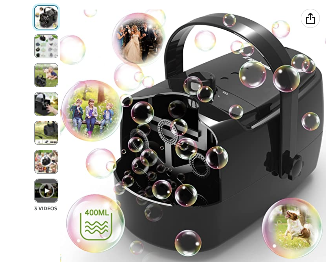 bubble machine for exit on wedding day