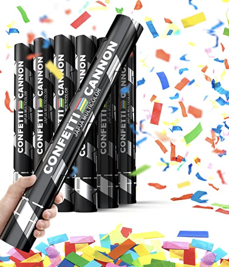 confetti popper for wedding day