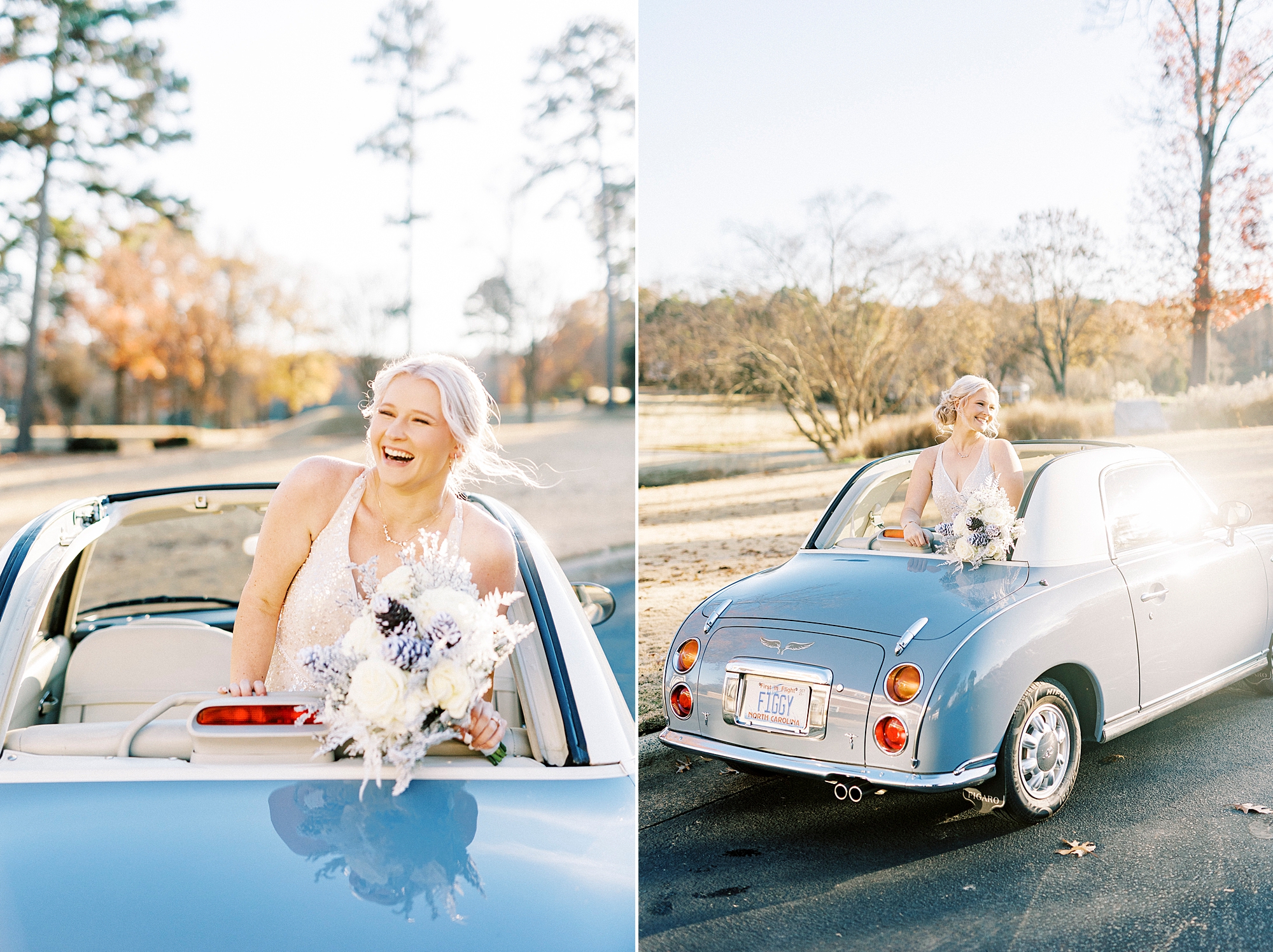 bride leaves wedding in Charlotte the Figgy