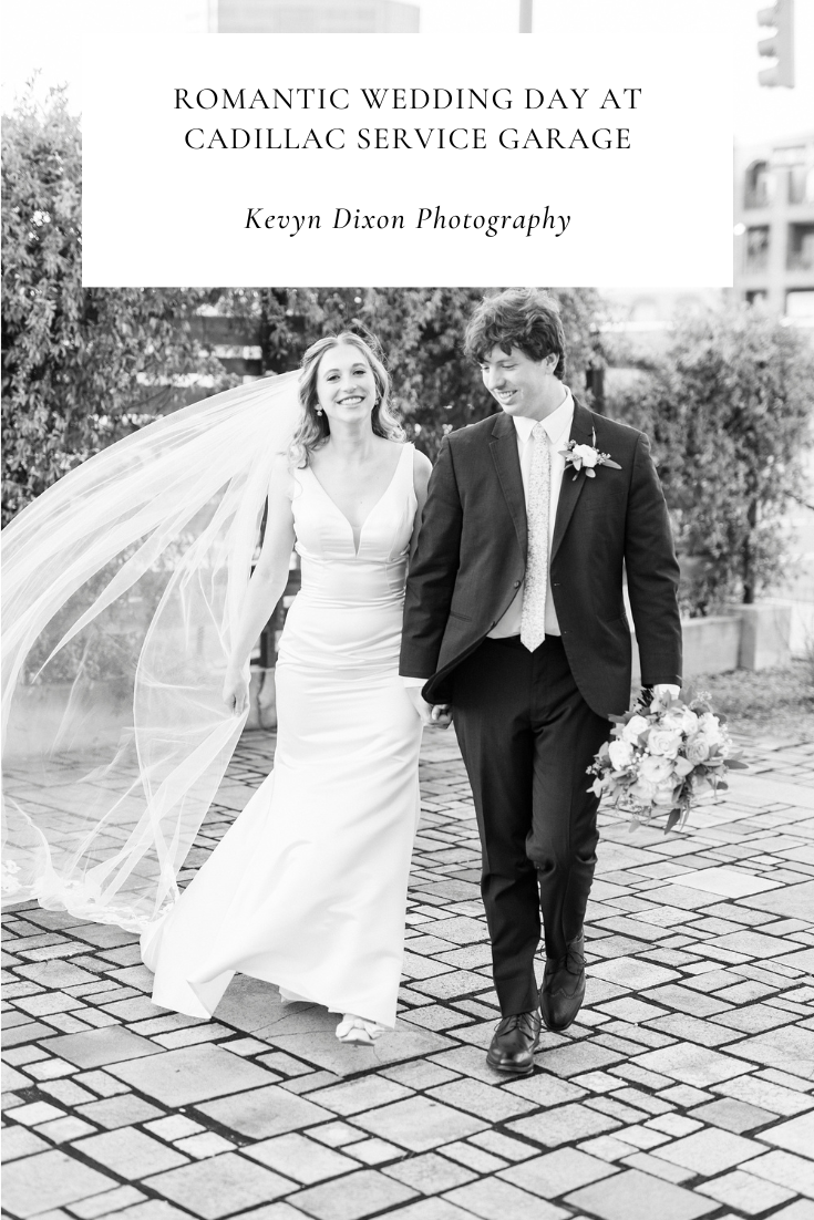Cadillac Service Garage Wedding with Christ-centered ceremony photographed by NC wedding photographer Kevyn Dixon Photography