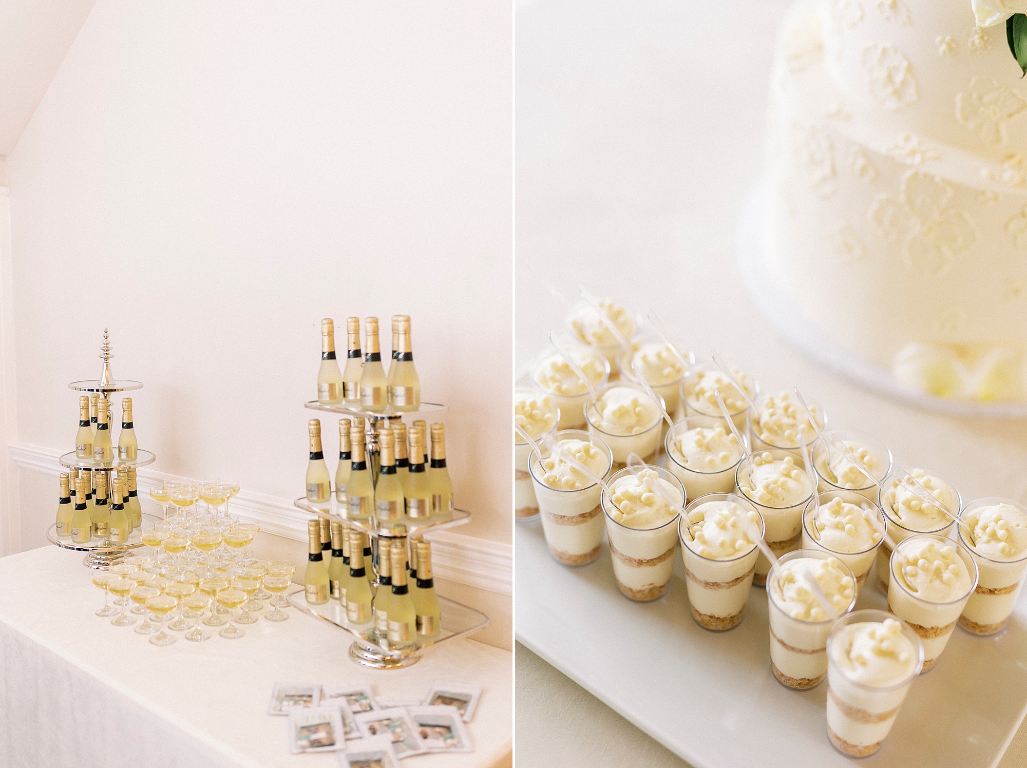 dessert and favors for guests from Grand Tasting Event at Separk Mansion in winter 2023 