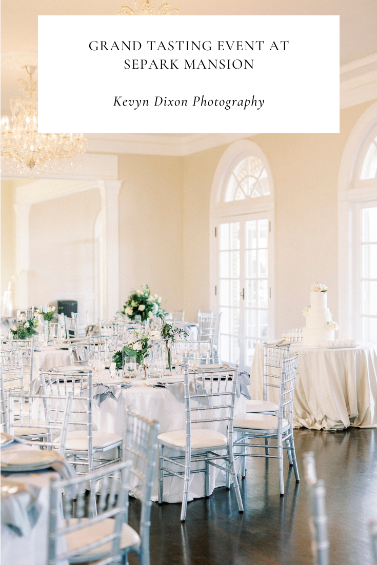 Grand Tasting Event at Separk Mansion: inspiration for couples getting married in Charlotte, NC photographed by Kevyn Dixon Photography 