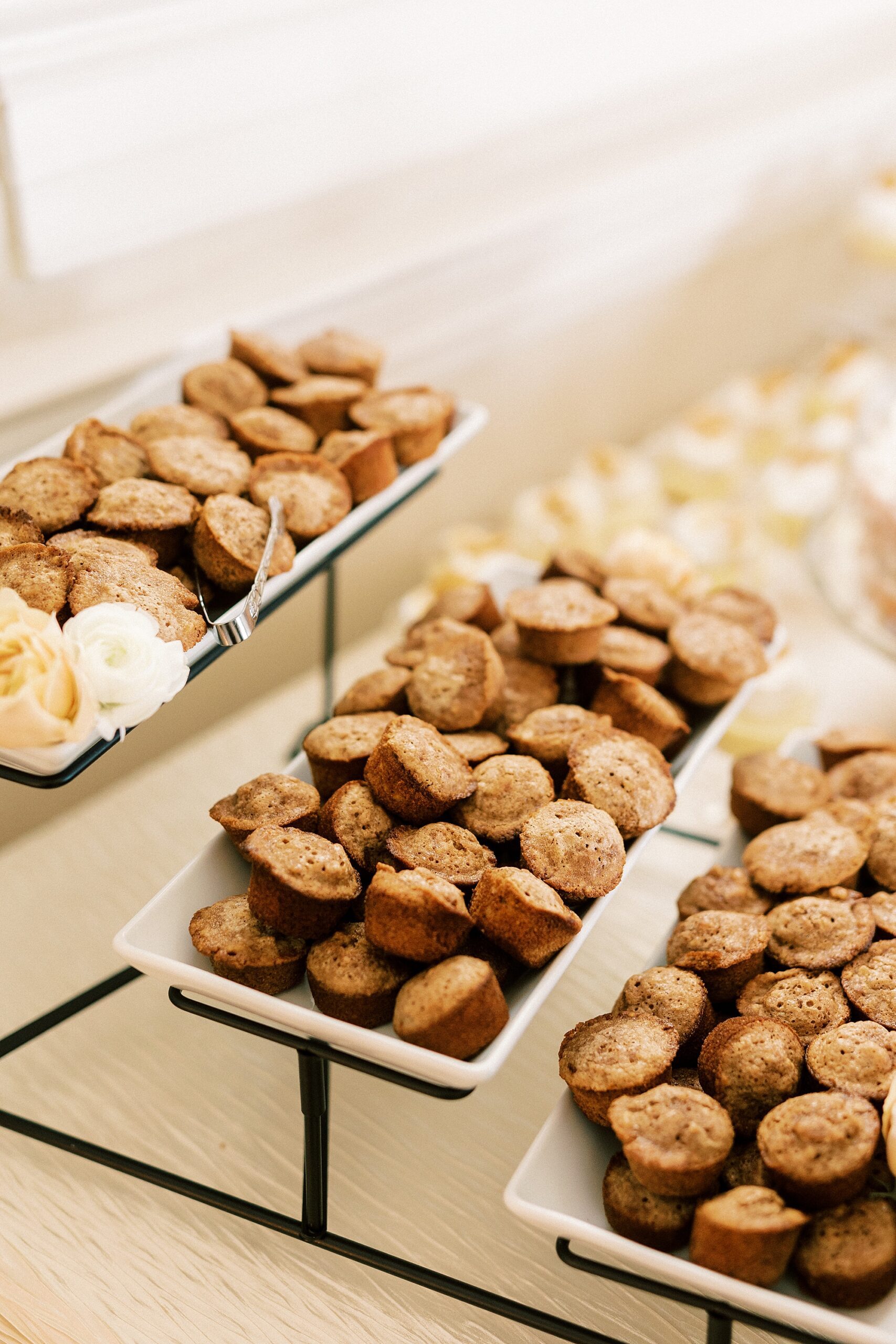 dessert table at Separk Mansion wedding reception 