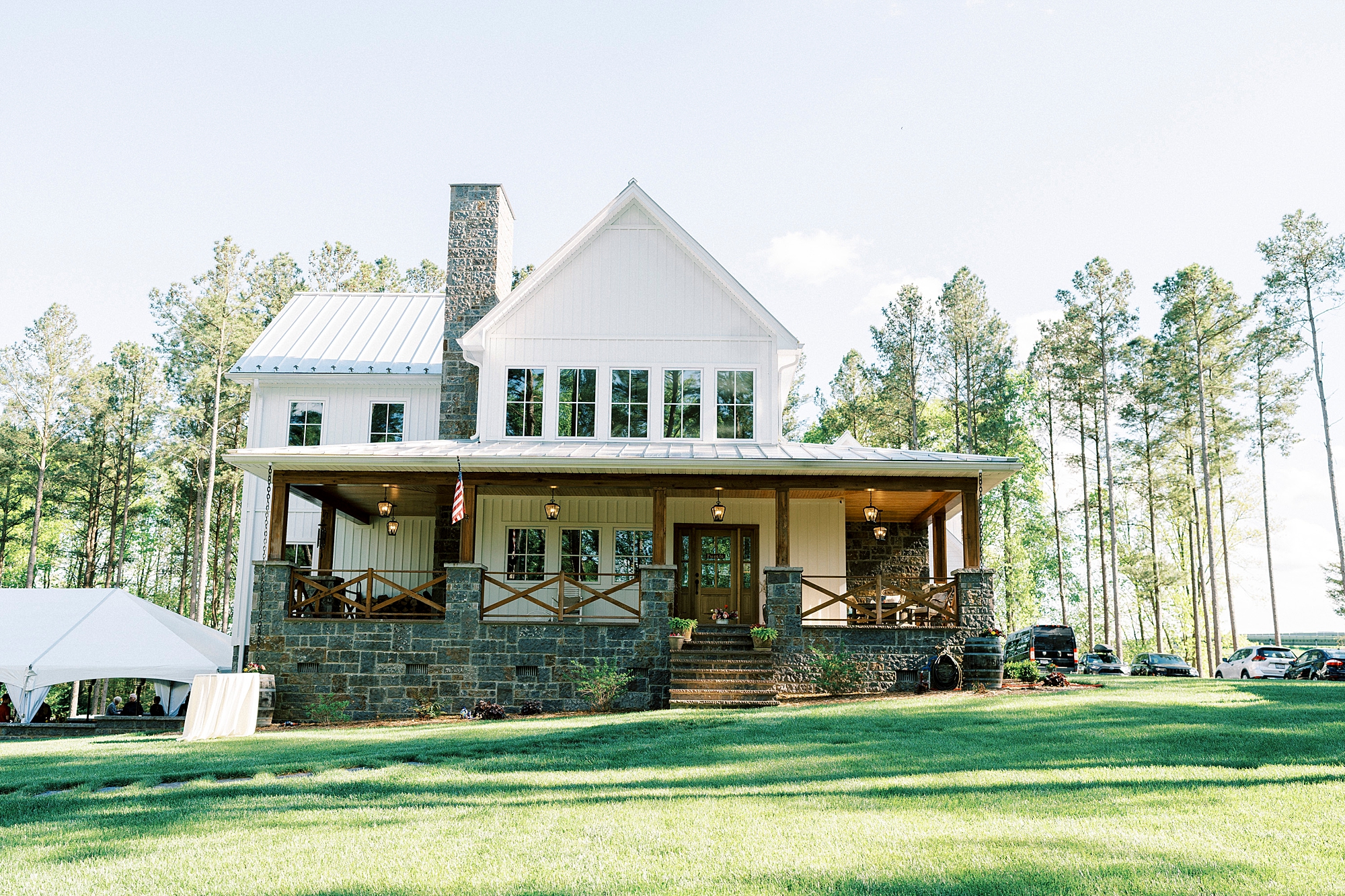 boho inspired wedding at custom Richfield NC home