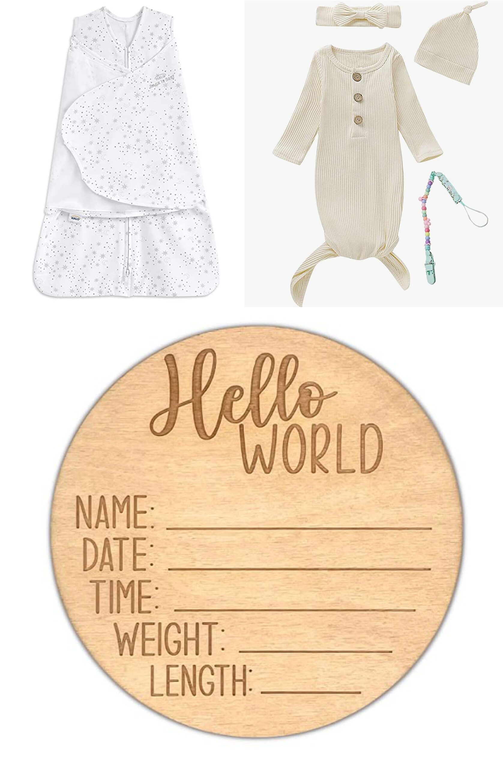 items for baby's return home after birth from Amazon